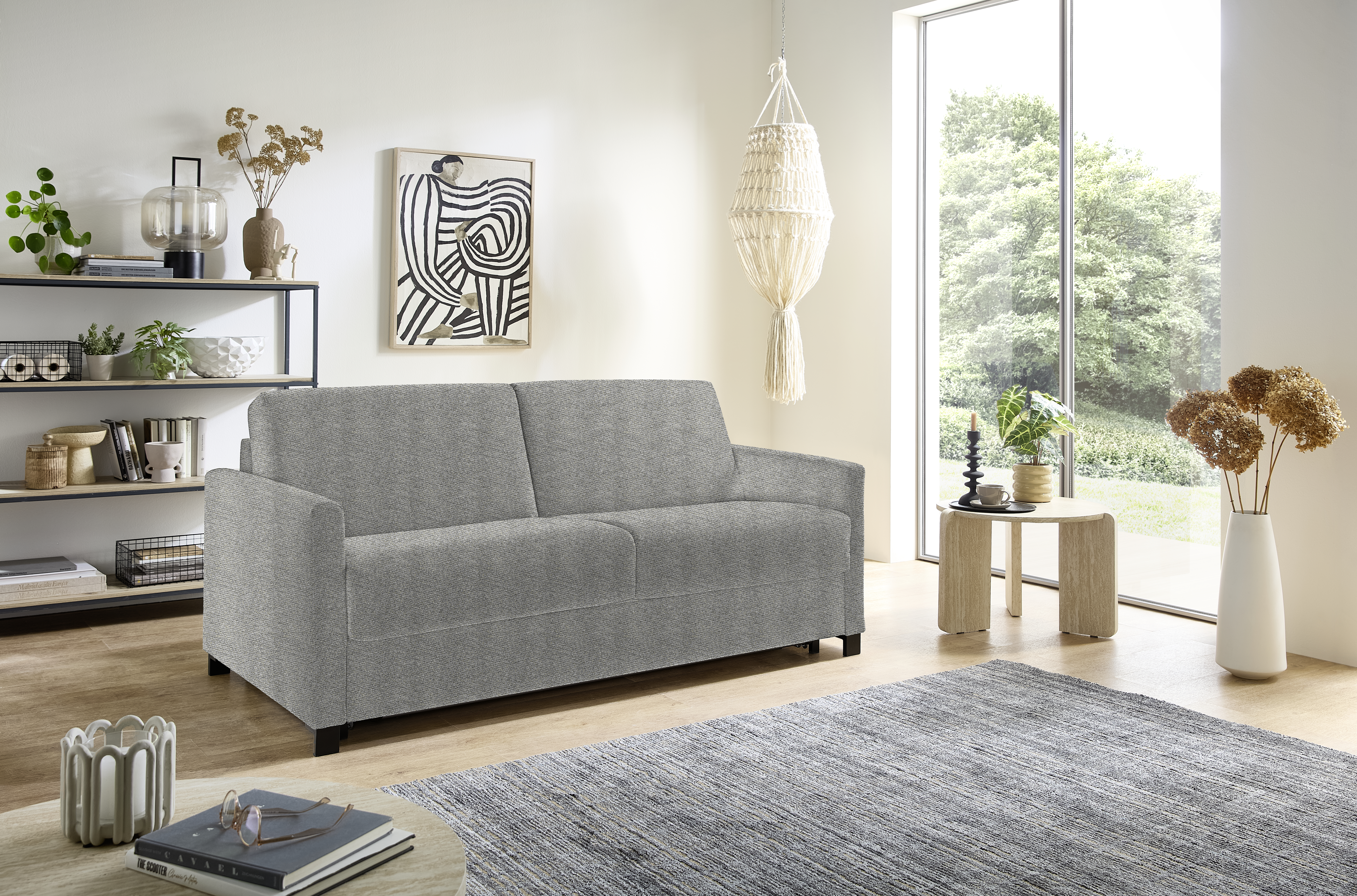Schlafsofa, beige, Liegefläche 140x200cm - LS 841016