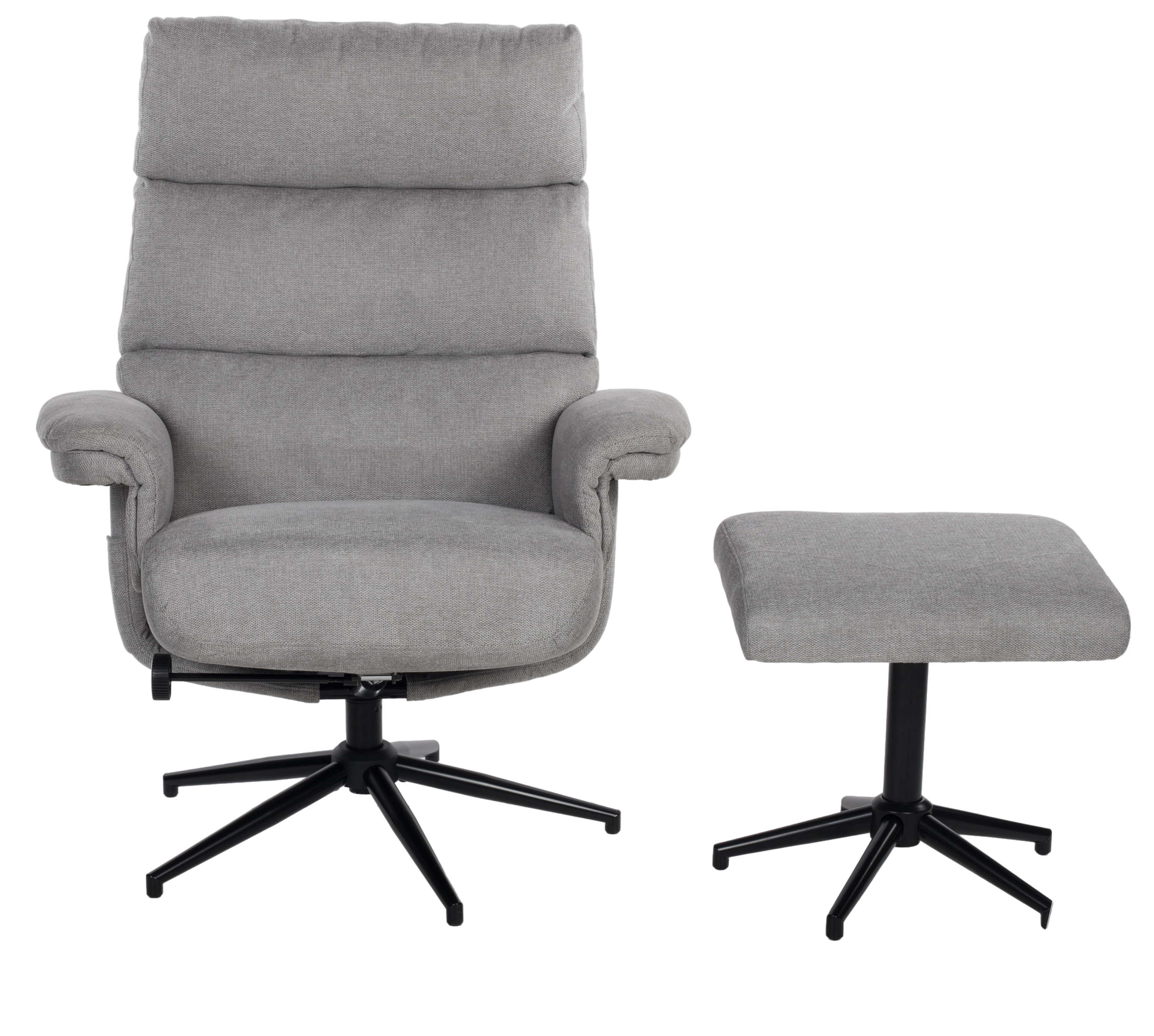 Relax-, TV-Sessel mit Funktion, steingrau - 14435
