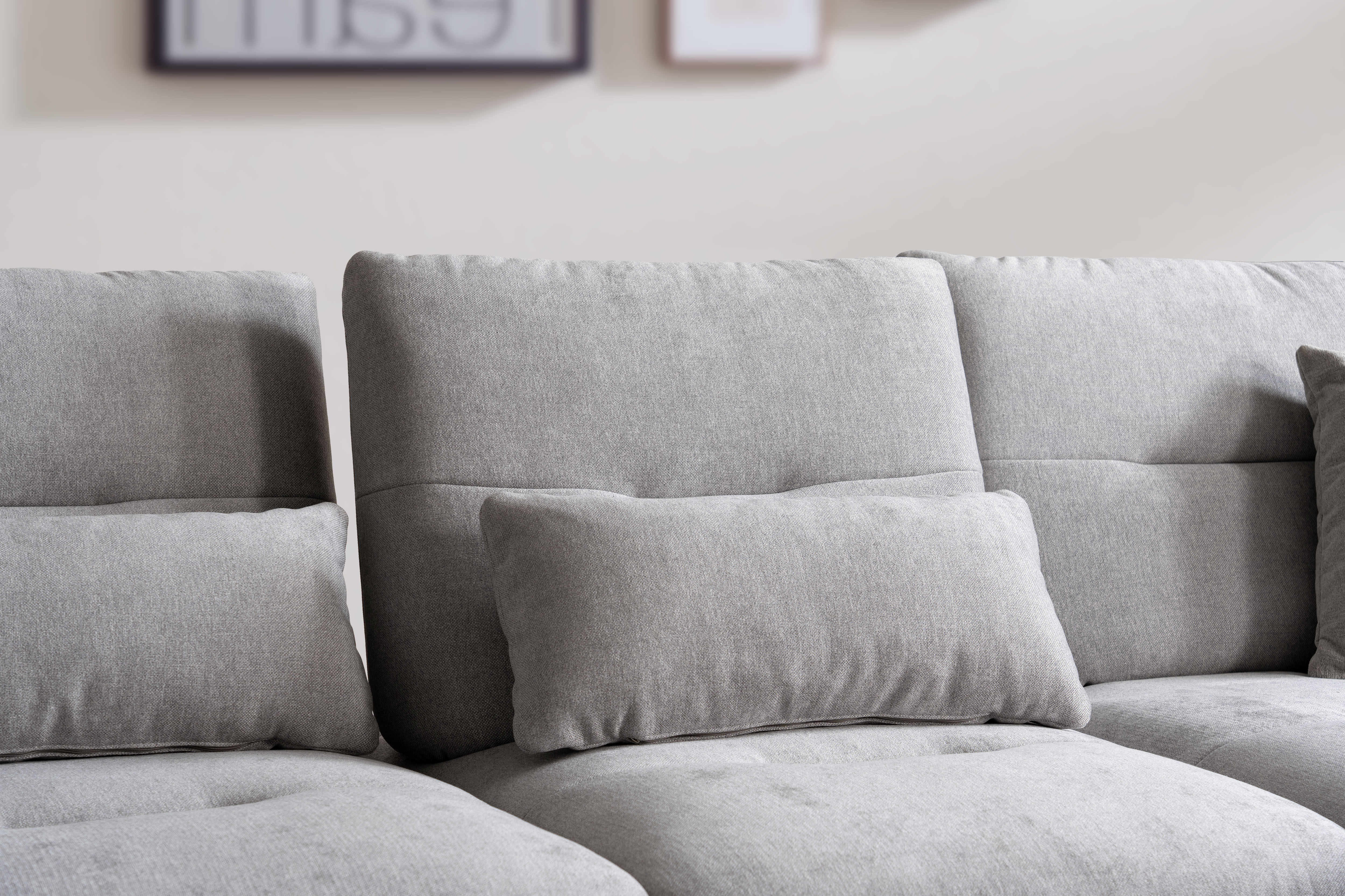 Ecksofa, silver - MyStyle 2107
