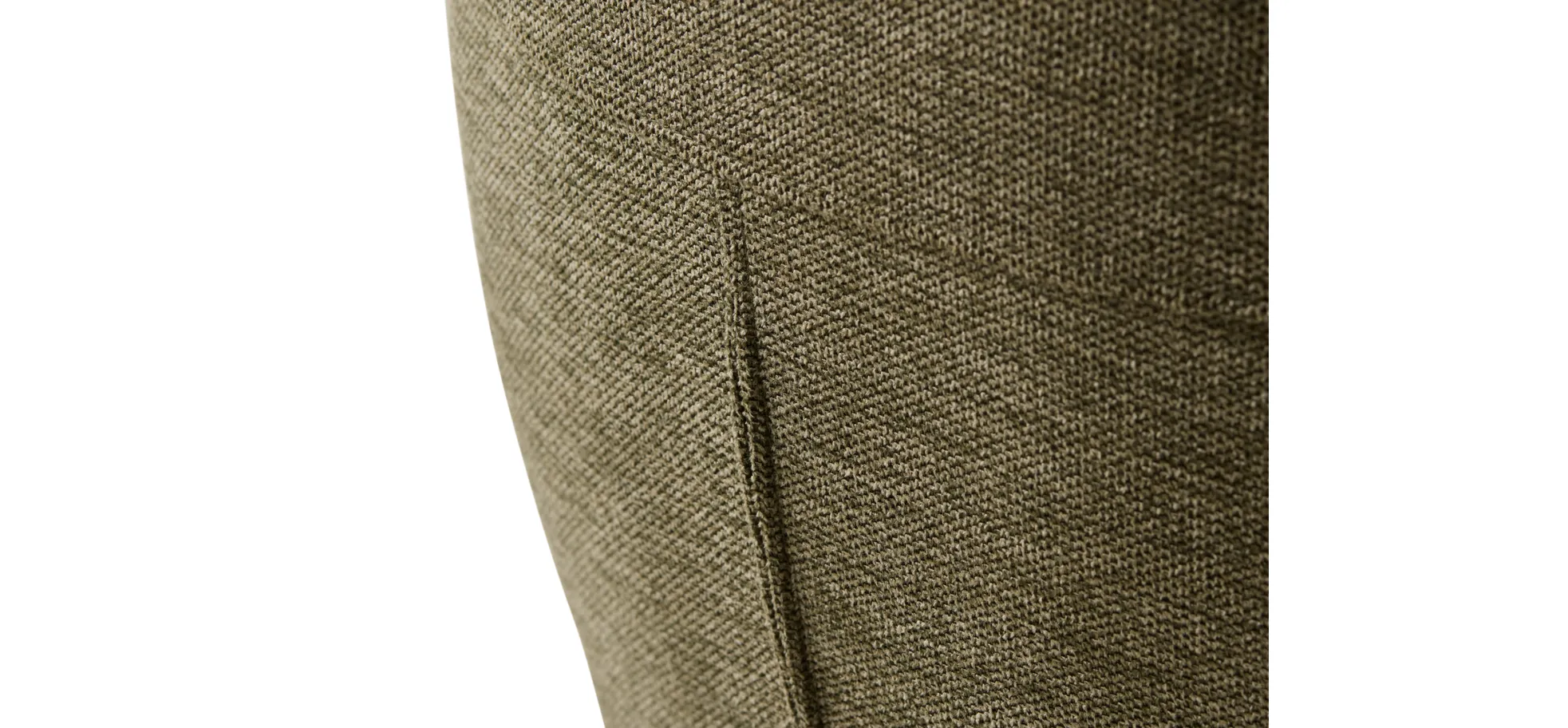 Armlehnstuhl, drehbar, Bouclé Olivgrün - Ulima