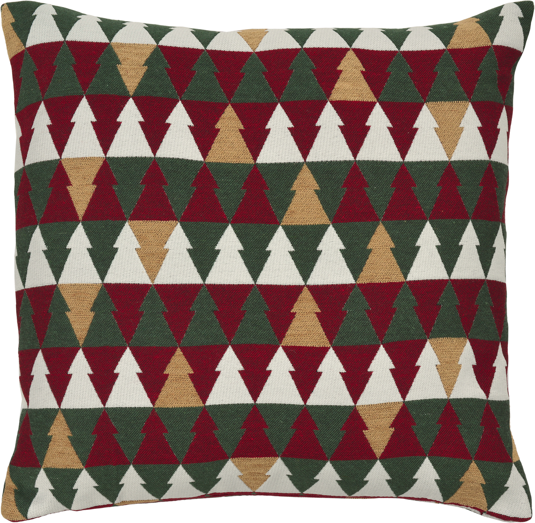 Kissenhülle Jultree - 50x50cm, red/green