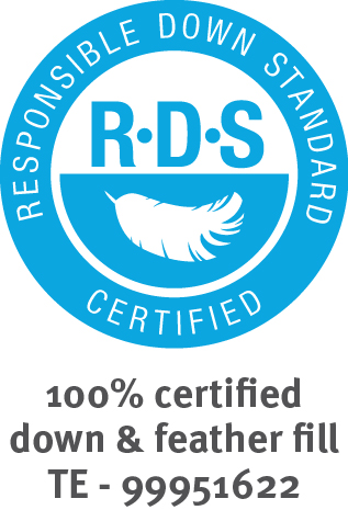 Bettdecke Ramona, medium warm - 90% Entendaune/10% Federn, 155x220 cm