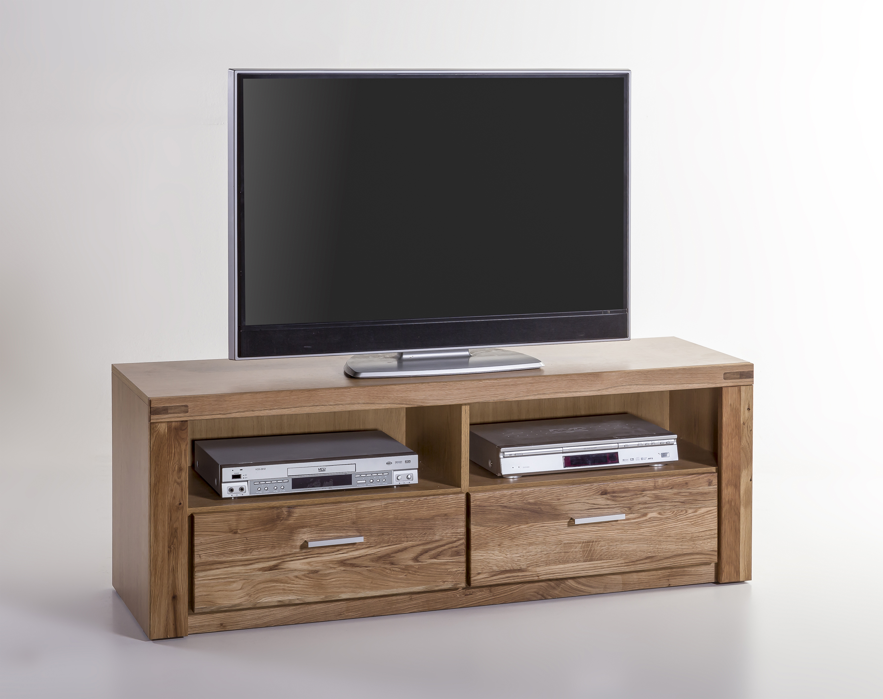 TV-Lowboard, Eiche, 2 Schübe, 2 Fächer - ELLINGEN