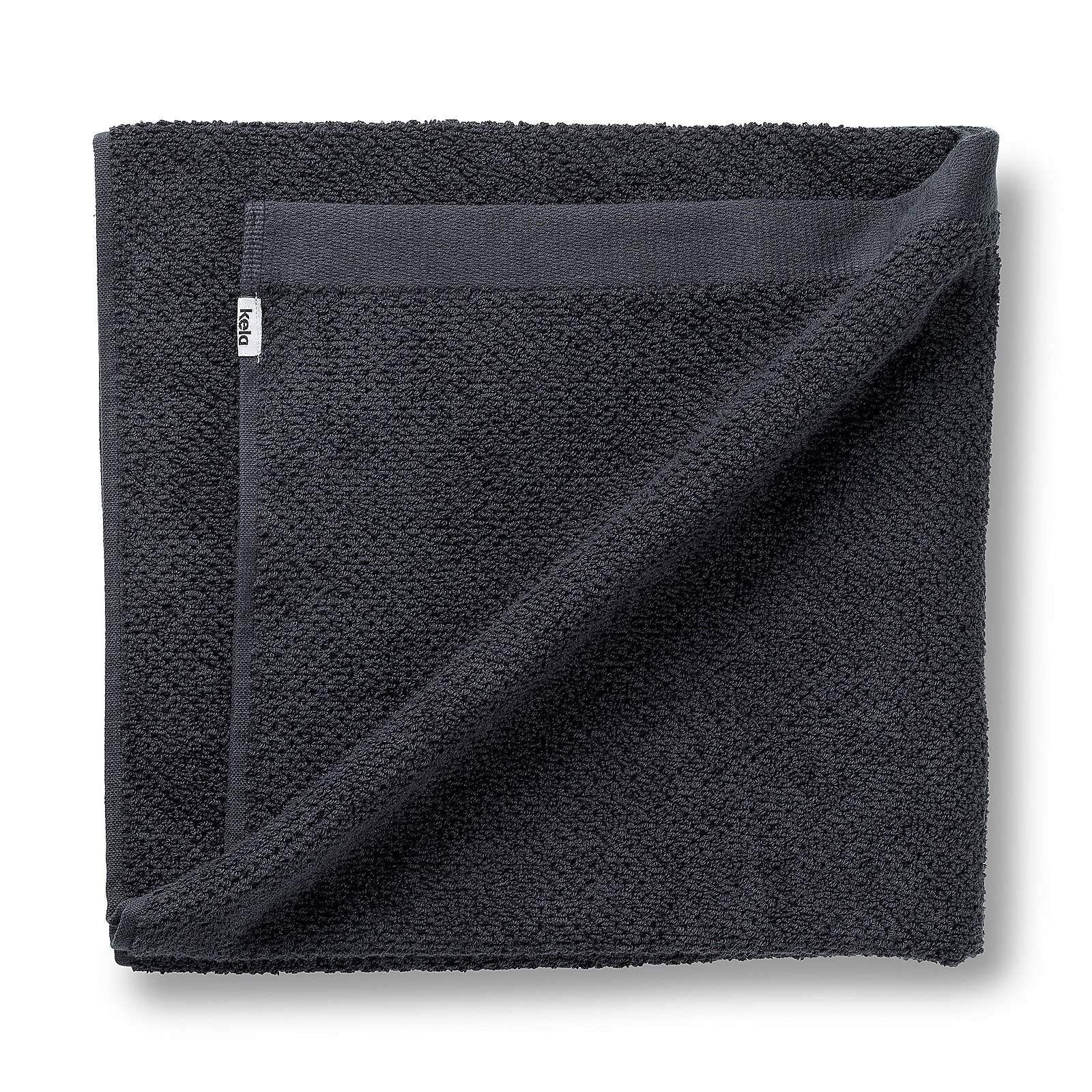 Duschtuch Lavinia 140x70 cm - 100%orgBaumwolle schwarz