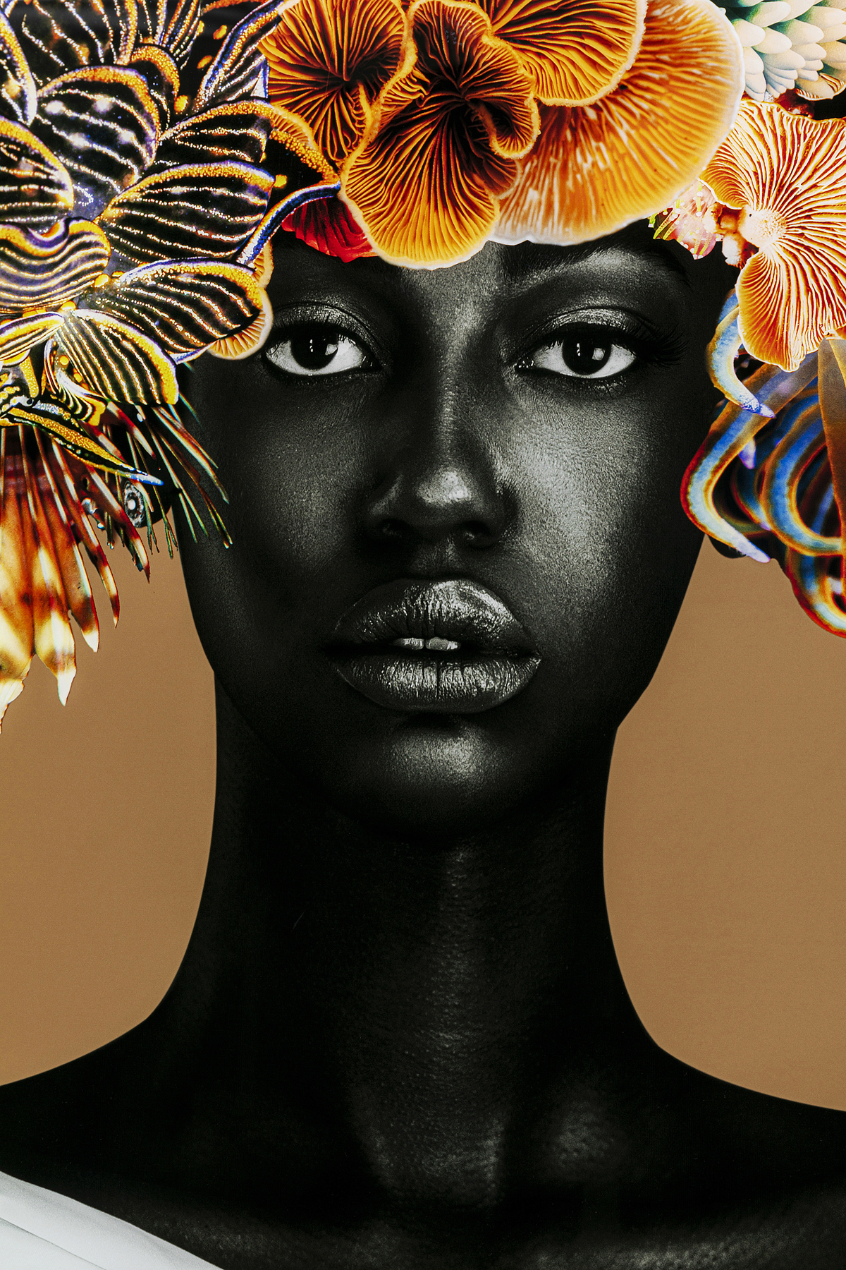 Gerahmtes Bild Flower Hair - Accessoires