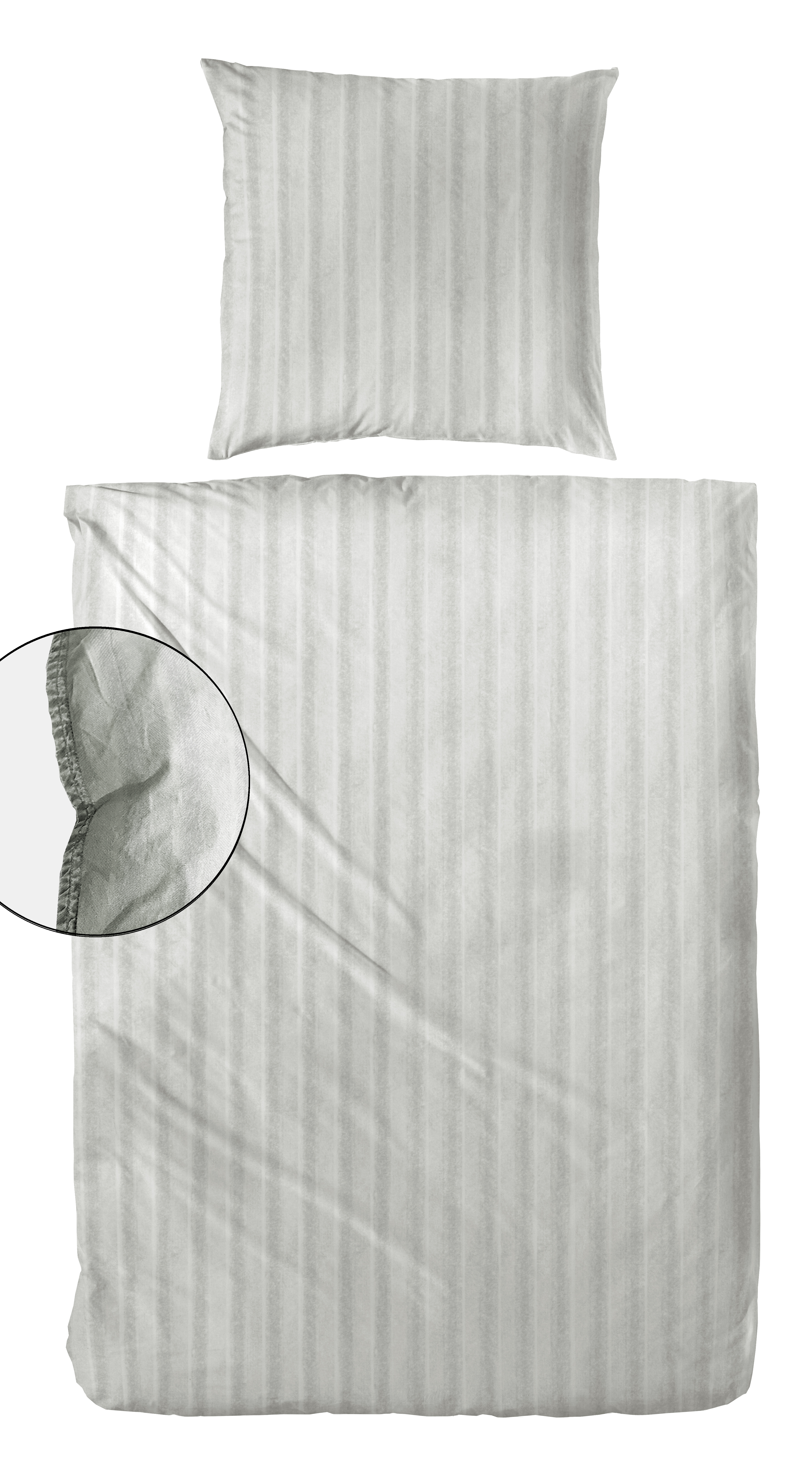 Renforce-Bettwäsche stonewashed Style - 155x220cm