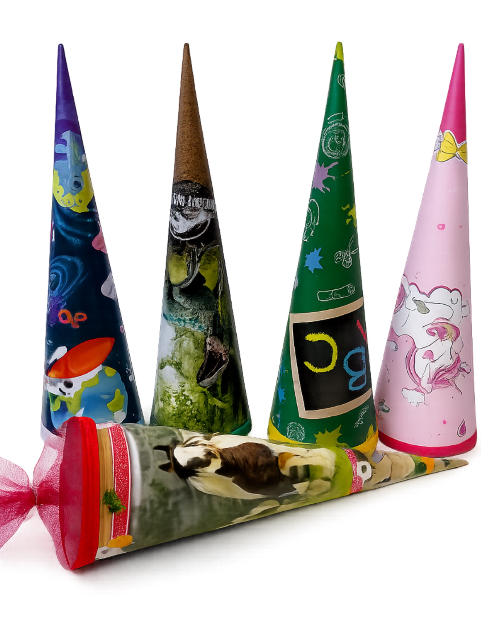 R Schultüte, Höhe ca. 80 cm, sort. - versch. Modelle