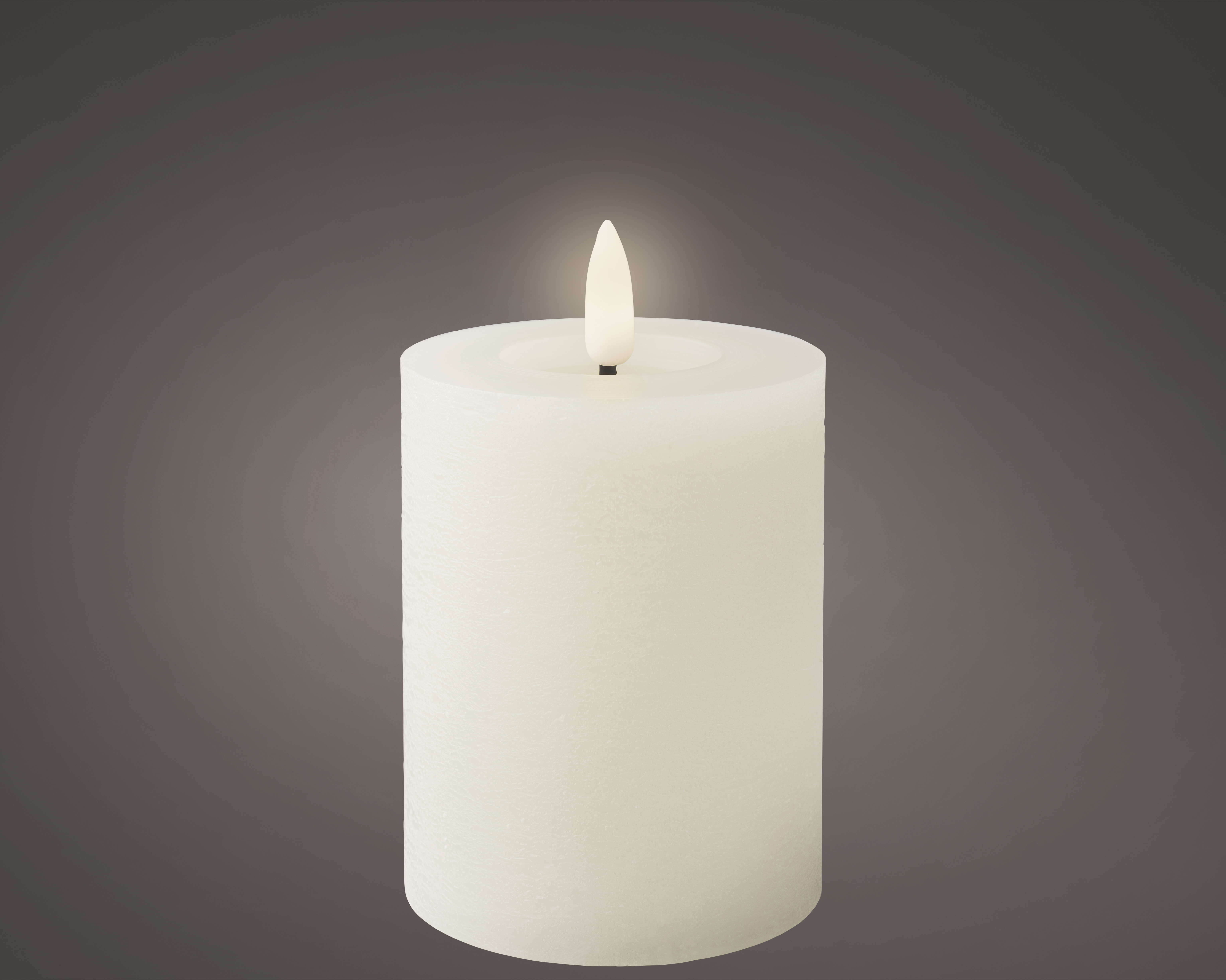 LED Kerze Wachs - weiss/warmes weiss, Wachs, Ø7-H11.20cm-1L