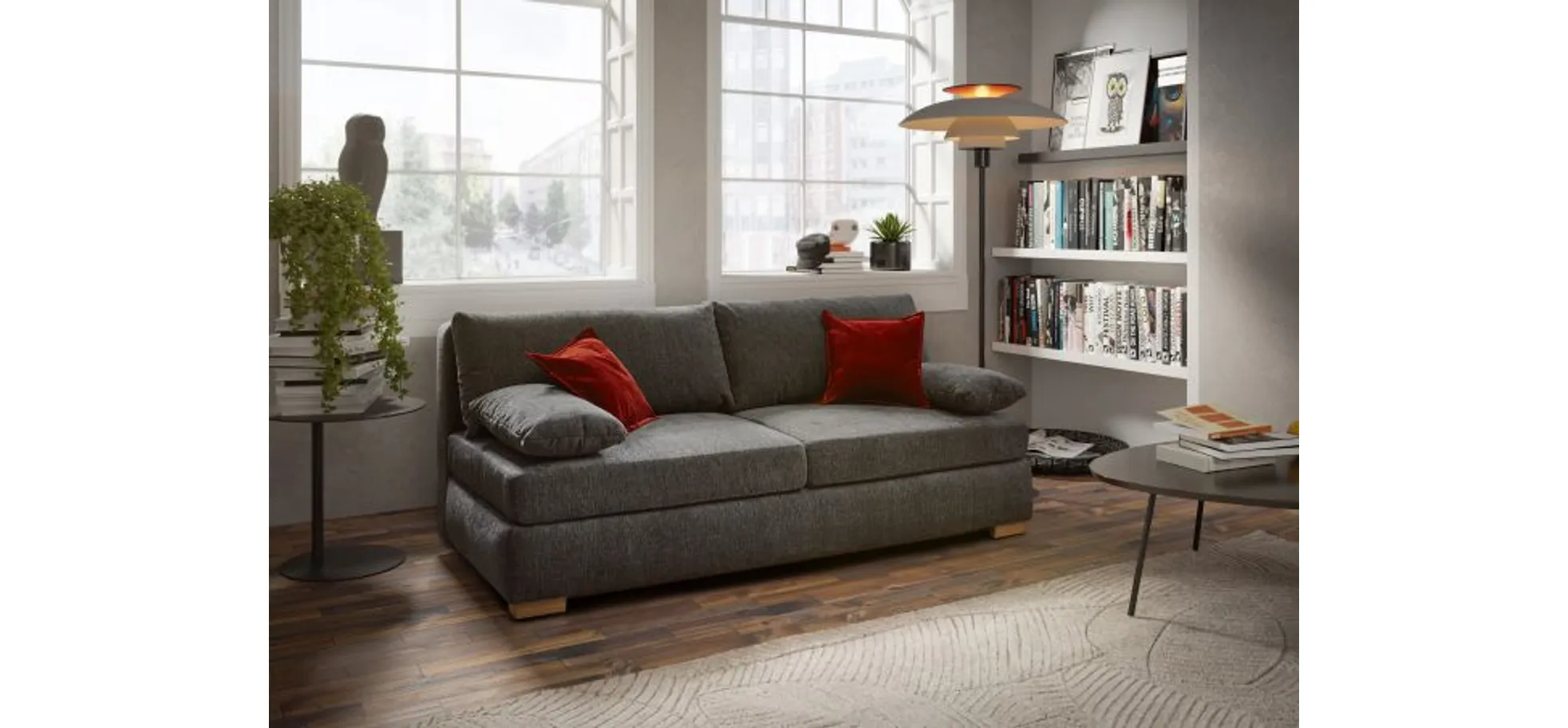 Funktionssofa, PU-Schaumtopper - Jelko