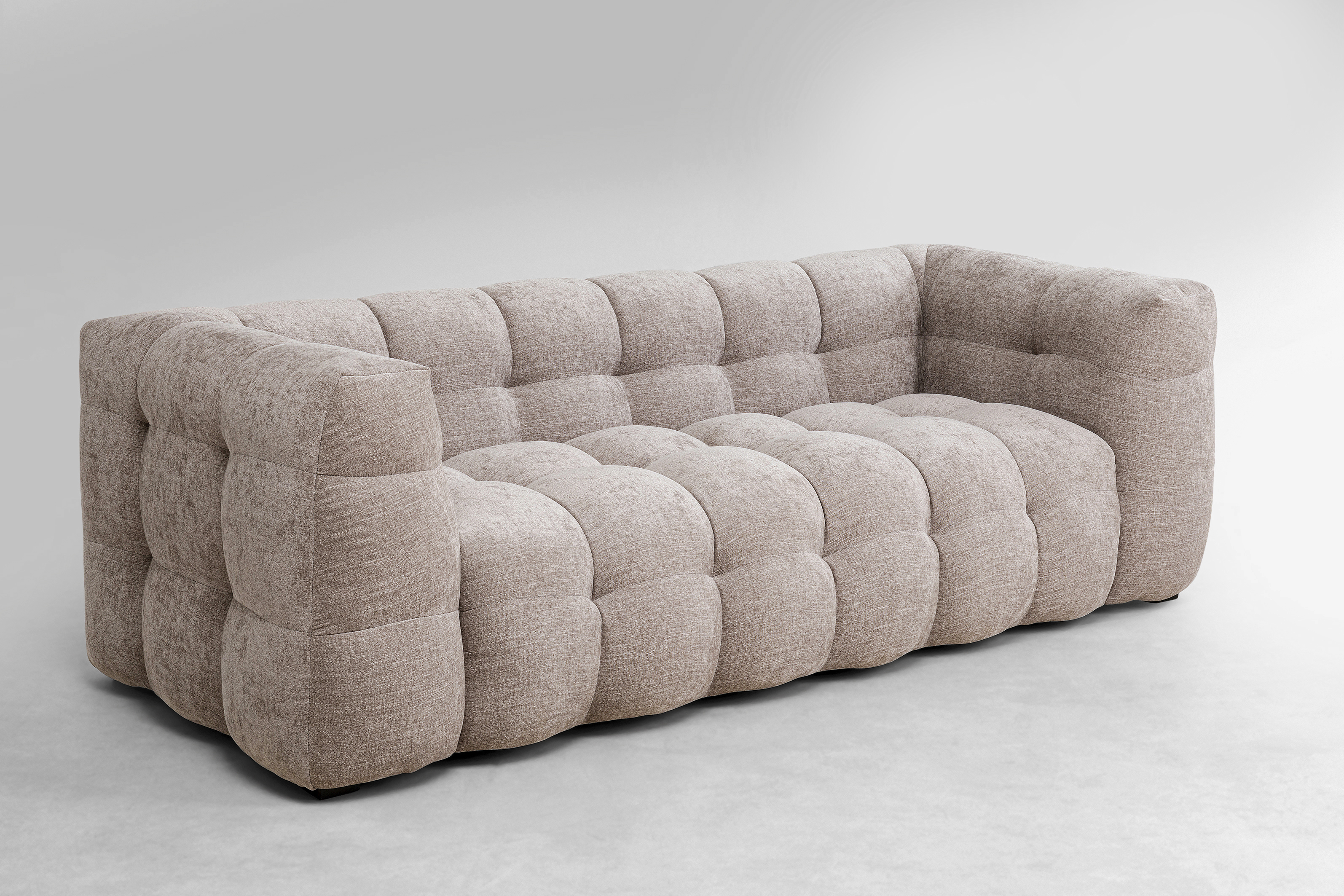 Sofa 3-sitizg Salamanca, grau - Salamanca