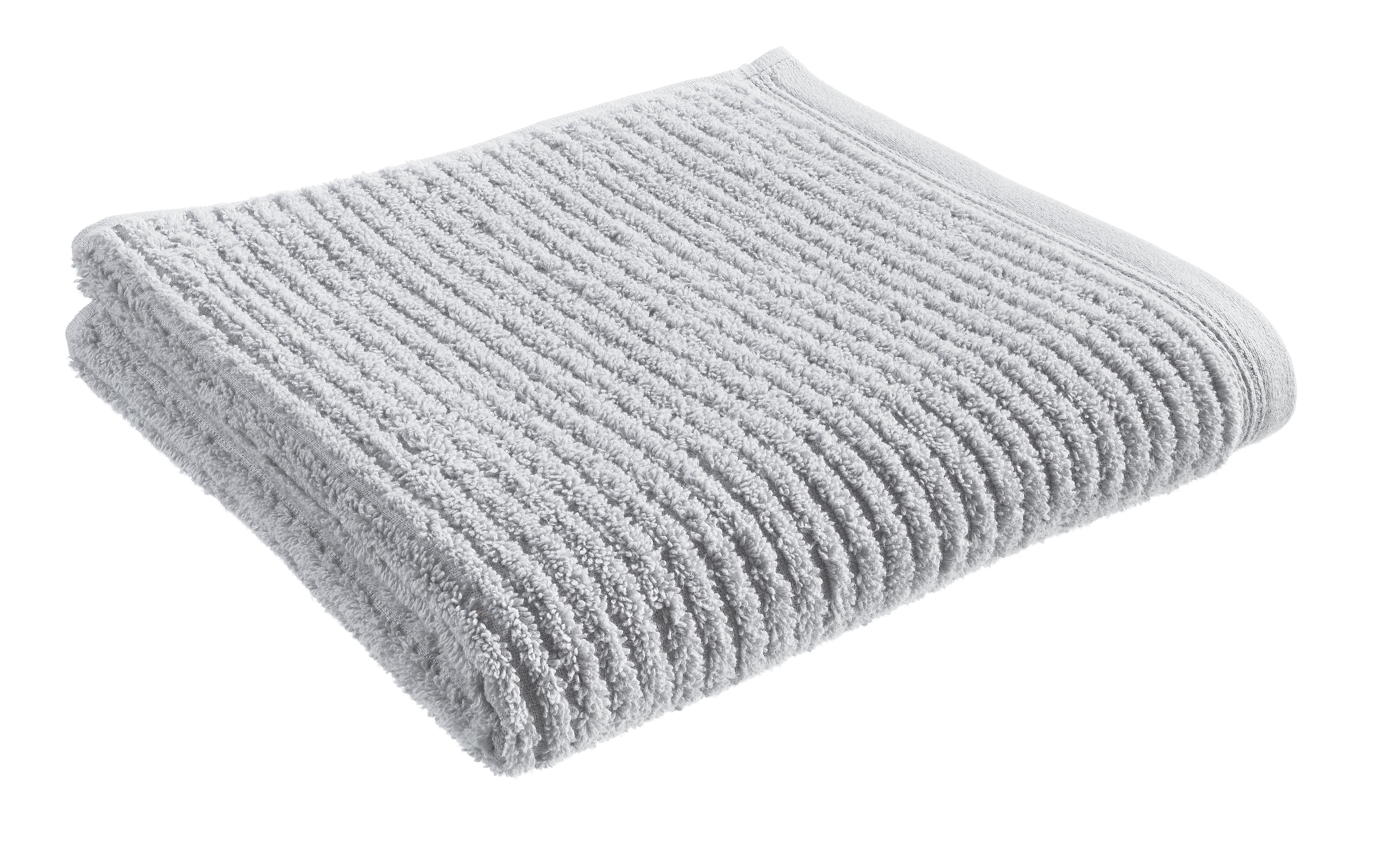 Handtuch Casea natürlich Almeria 50x100cm - silber