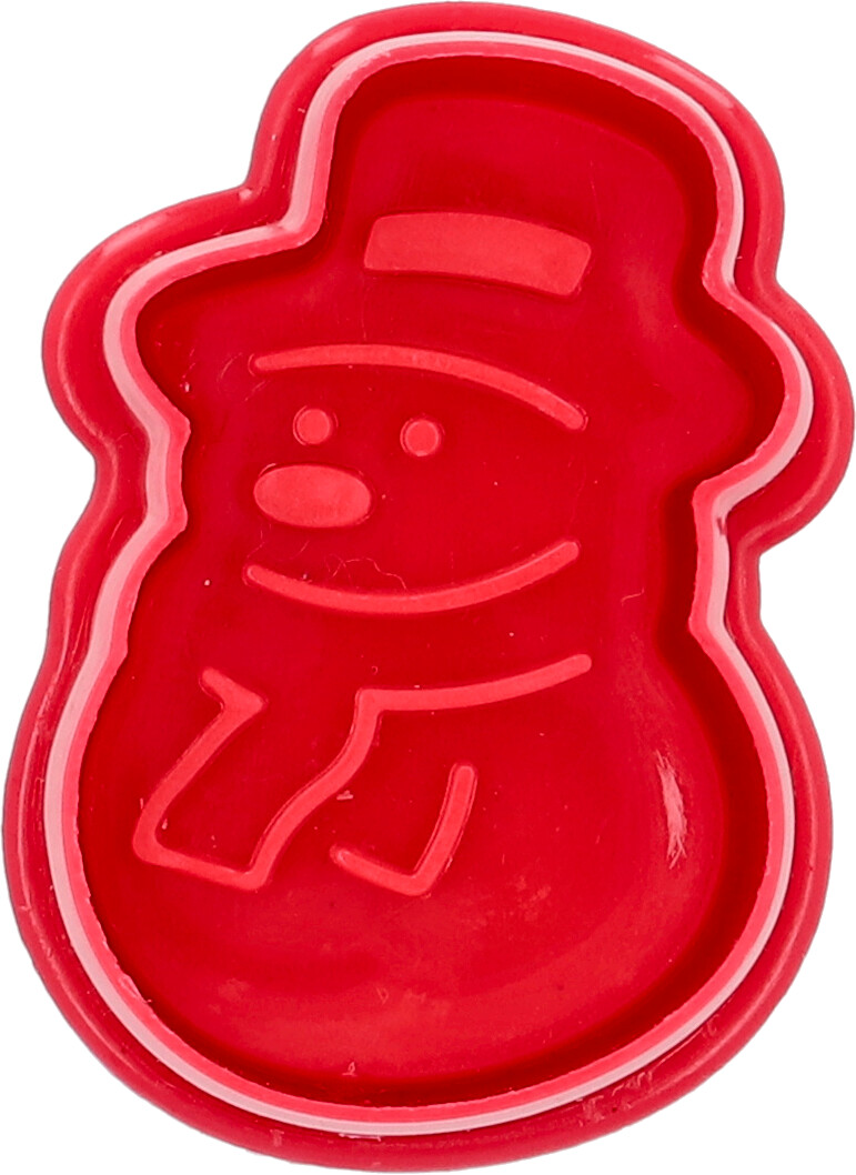 Kunststoff-Ausstechform Schneemann - Dear Santa, mit Auswerfer