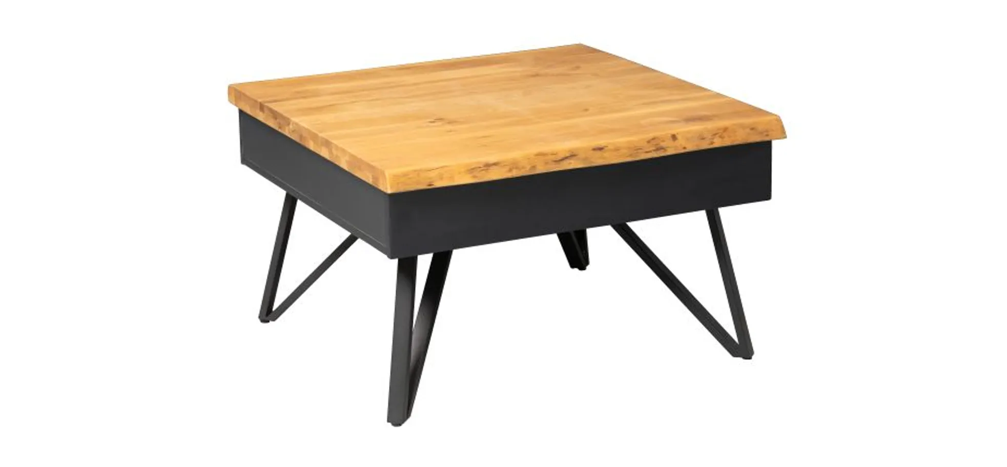 Couchtisch, Wildeiche, BHT 75x45x75 cm - Meira/Madline