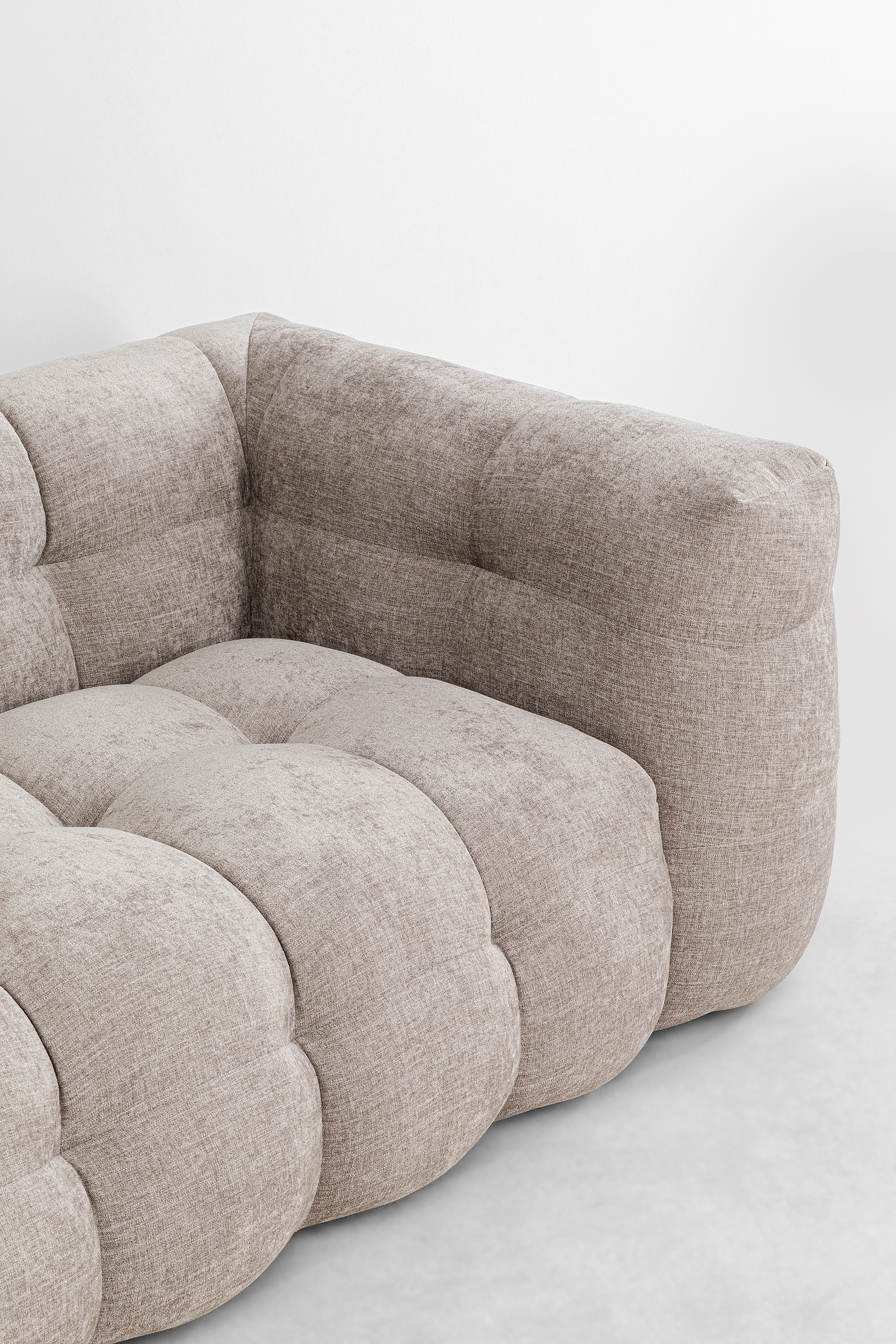 Sofa 3-sitizg Salamanca, grau - Salamanca