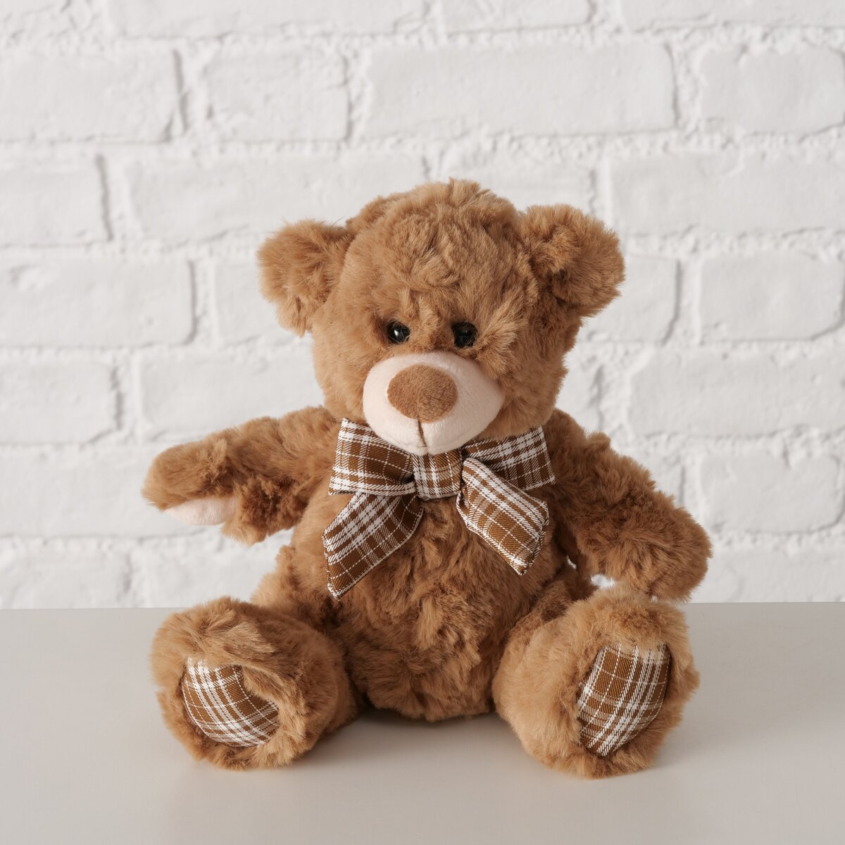 Kuscheltier Pepper, Bär - H 18,00 cm, Polyester braun