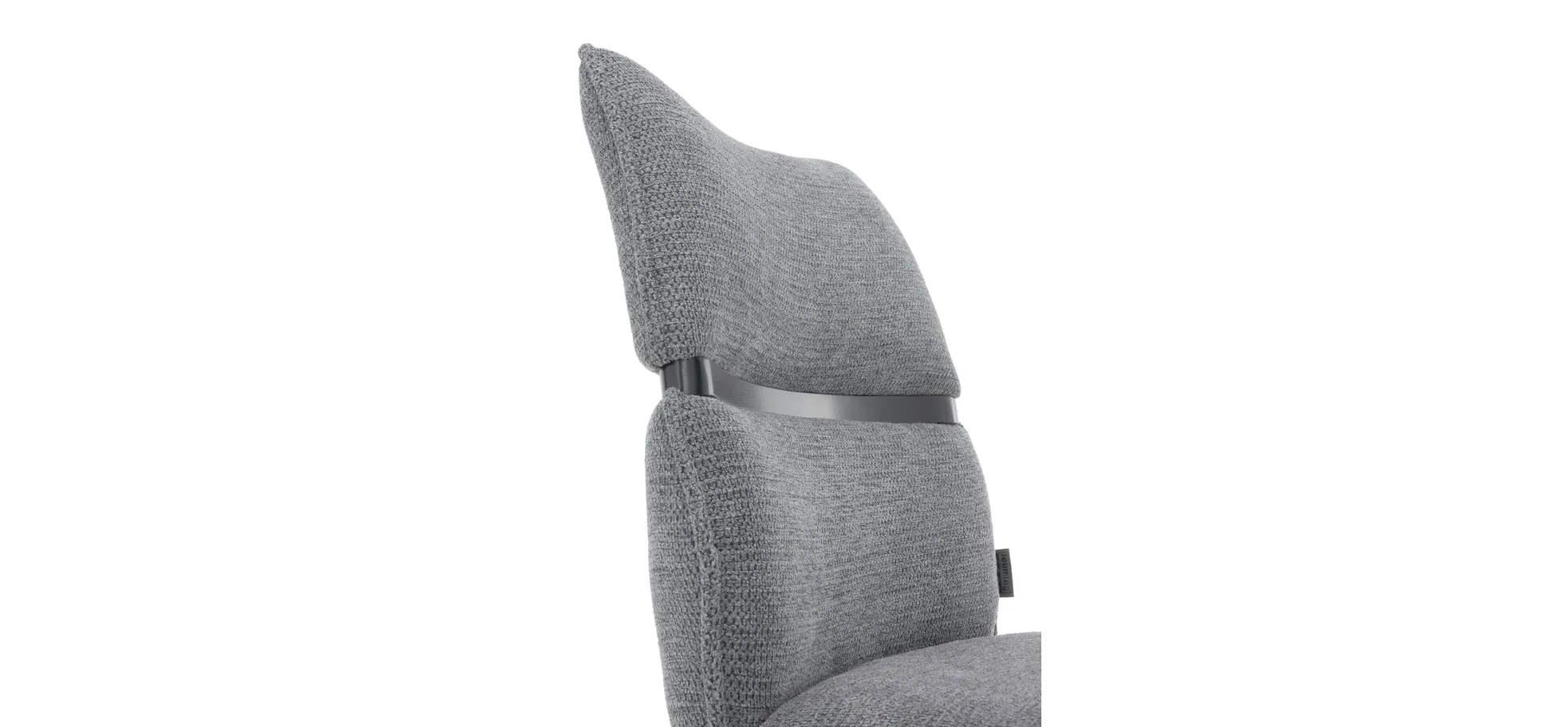 Stuhl, Bezug grau, drehbar 360° autoreturn - Marja