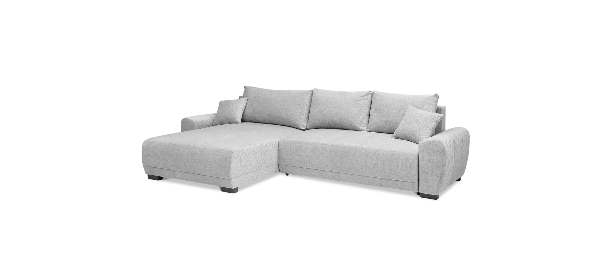 Ecksofa, silver - Eyvette