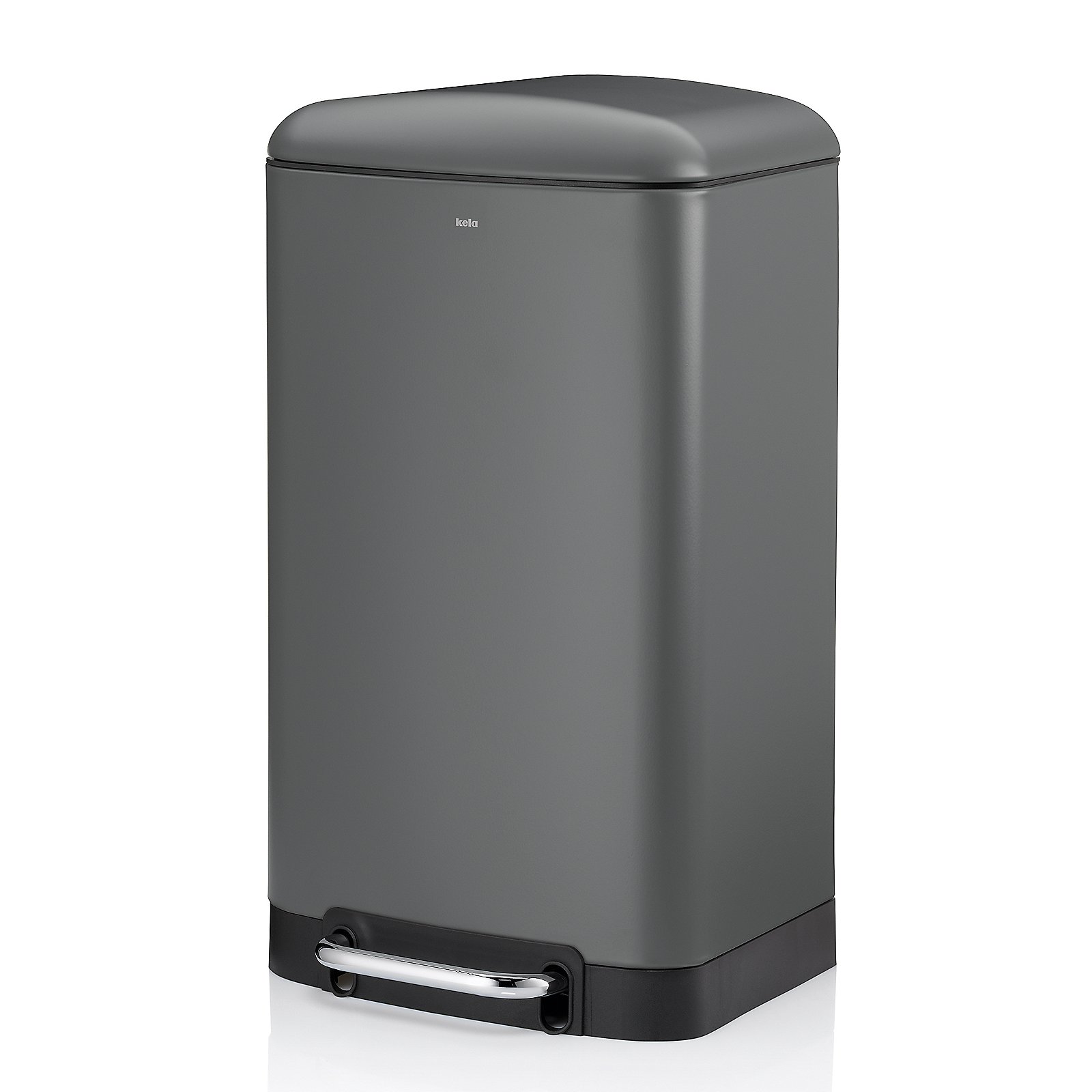 Treteimer Davino 30,5x61x34 cm - Metall grau