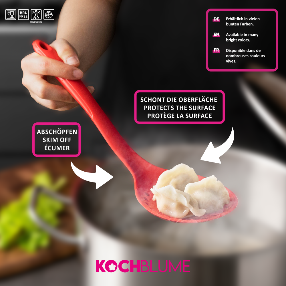 Schaumlöffel - rot