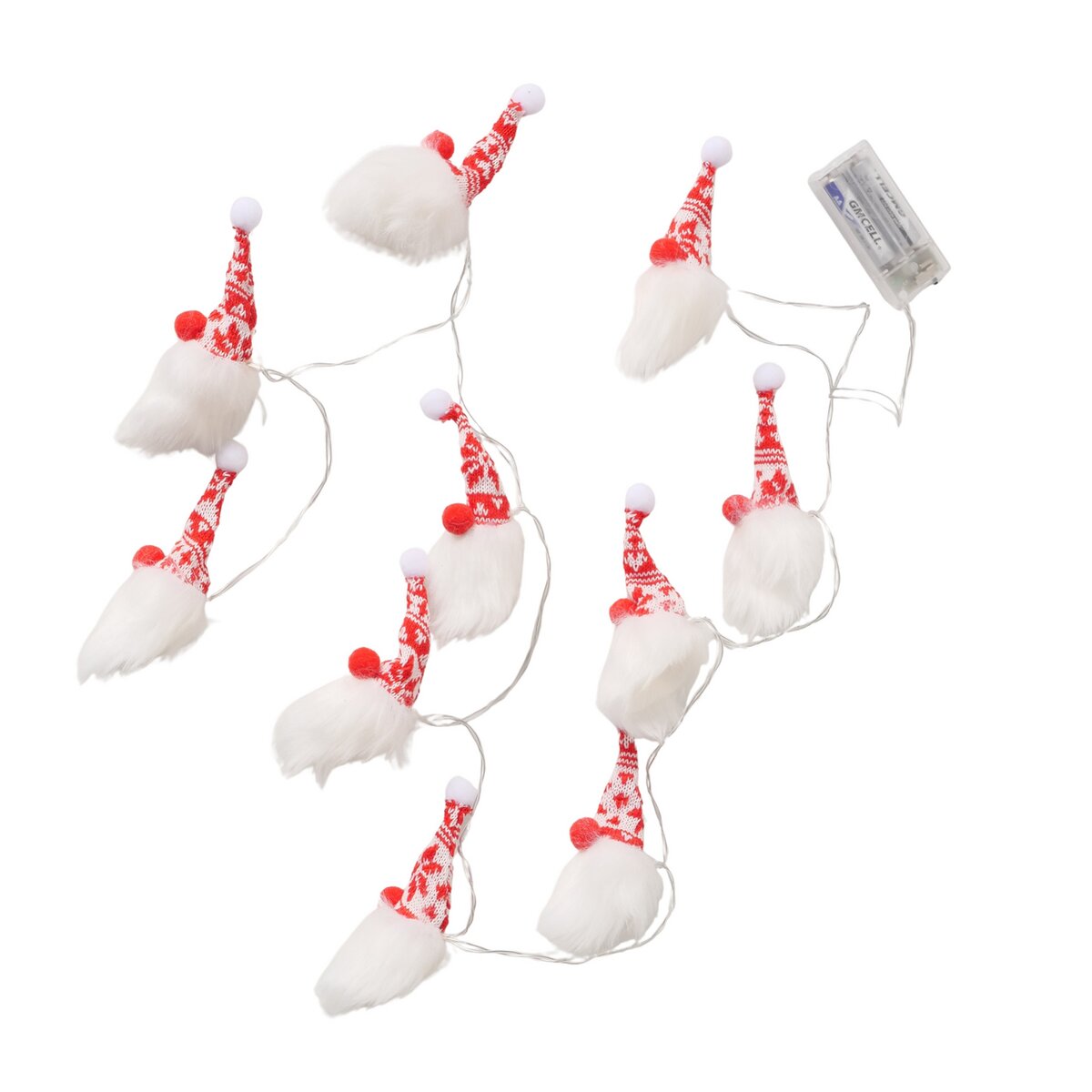 Lichterkette Knut - 10 LEDs, Timer, L 172,00 cm