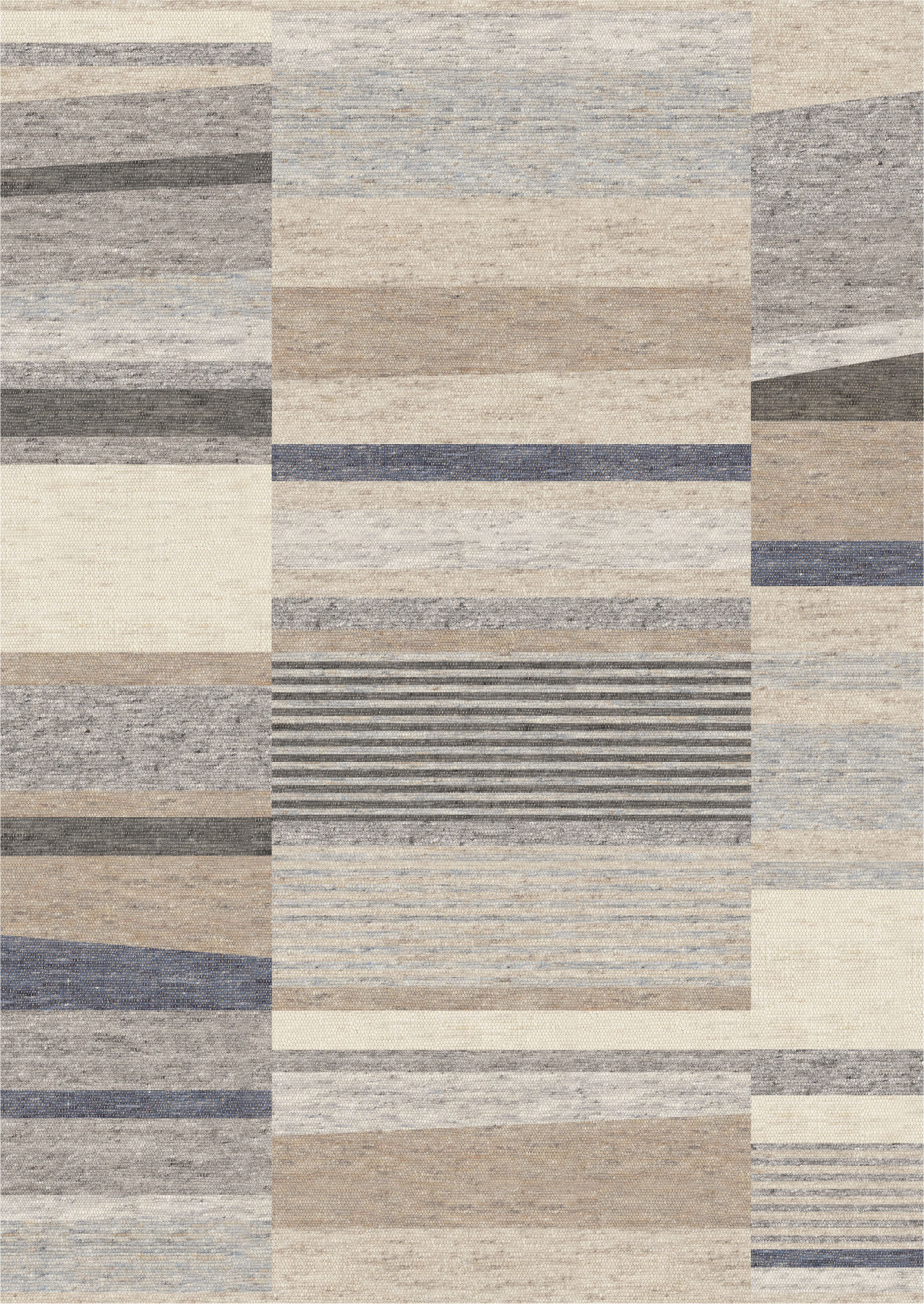 Handwebteppich, mehrfarbig - Salsa Moda D