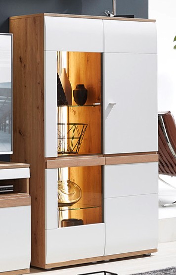 Highboard Alteiche Nachbildung - EM Turin