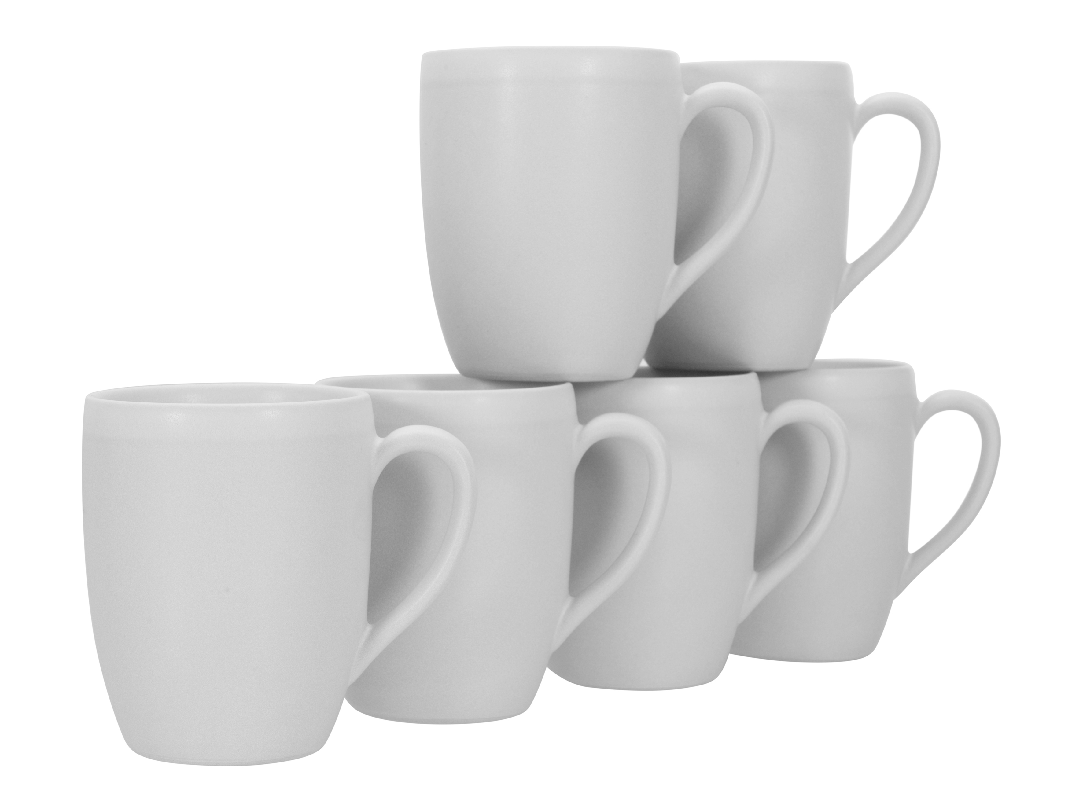 Becher mit Henkel ca. 300ml - Uno Natural, offwhite