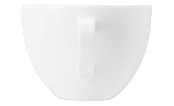 Milchkaffeeobertasse, - Beat Uni Weiß