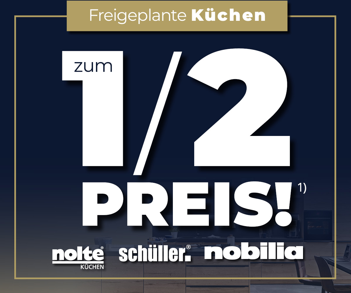 Frei geplante Küchen von Nolte, Nobilia und Schüller zum halben Preis • Meyerhoff Frei geplante Küchen von Nolte, Nobilia und Schüller zum halben Preis • Meyerhoff