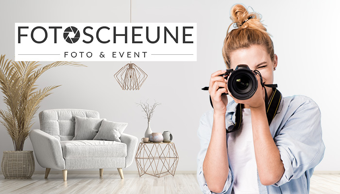 Fotoshooting im Einrichtungshaus mit der Fotoscheune