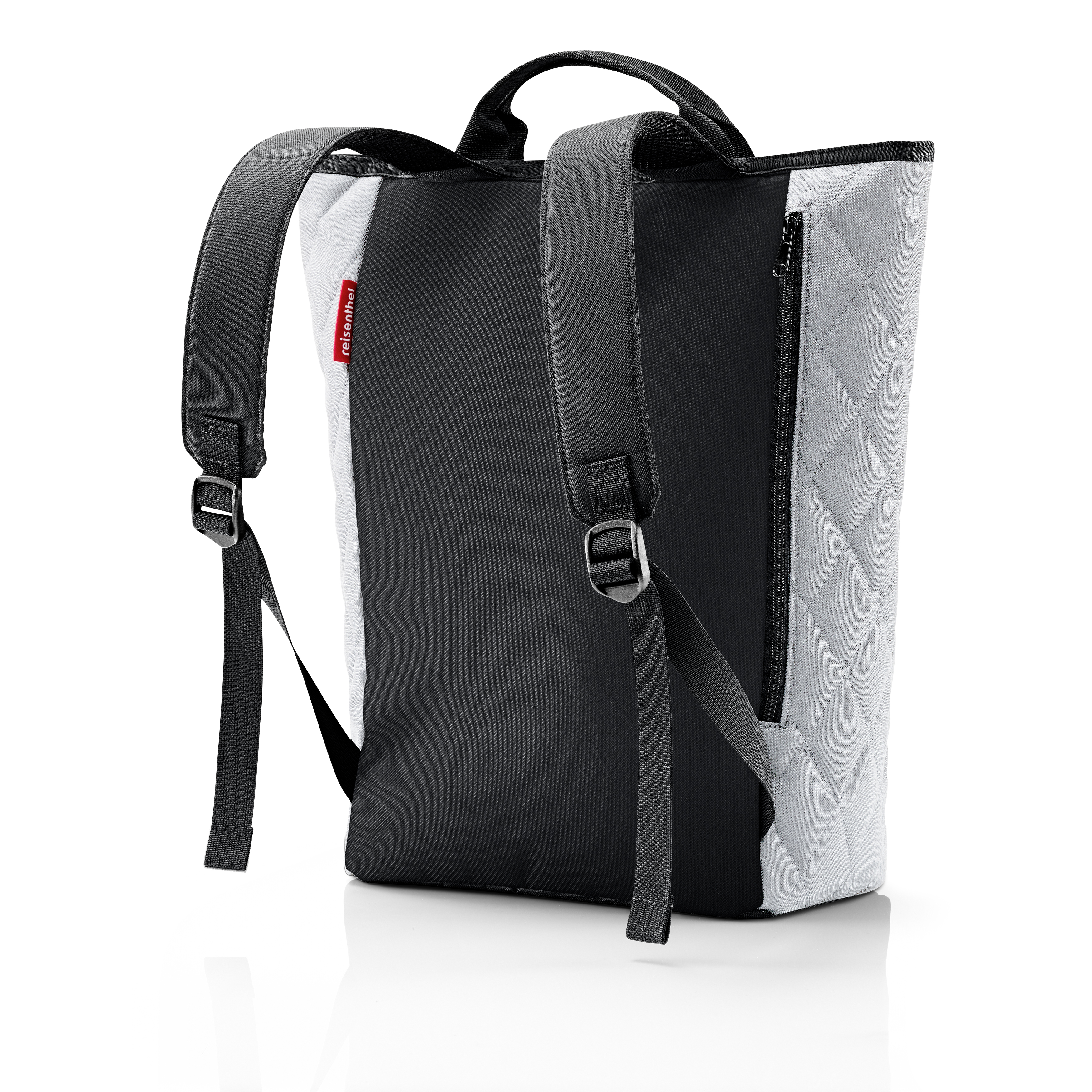 reisenthel, Rucksack, shopper-backpack r - backpack rhombus light grey