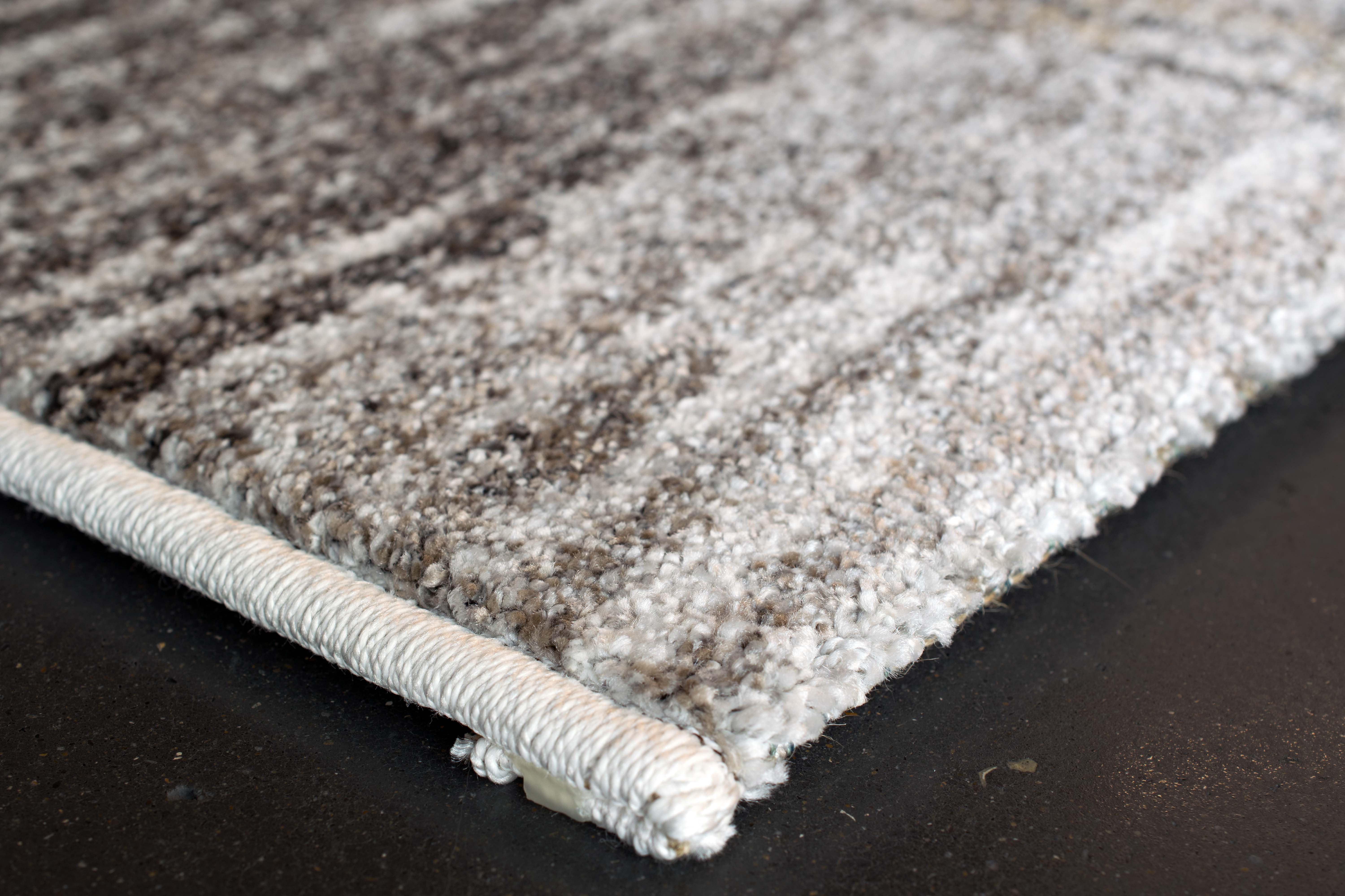 Webteppich, silber-grau-gold, 160x230 cm - Radison