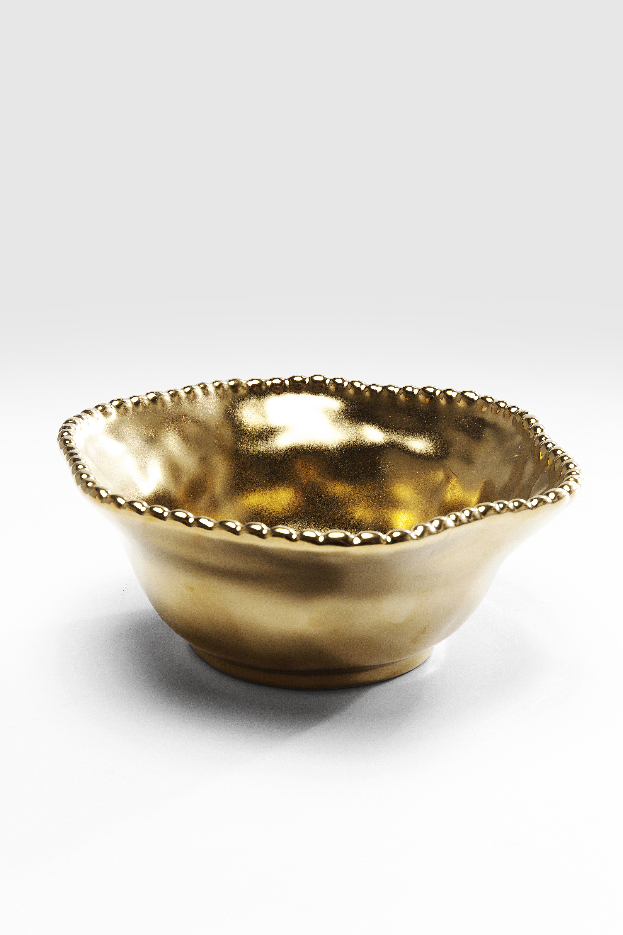 Müslischale Bell gold 16 cm - Cracked