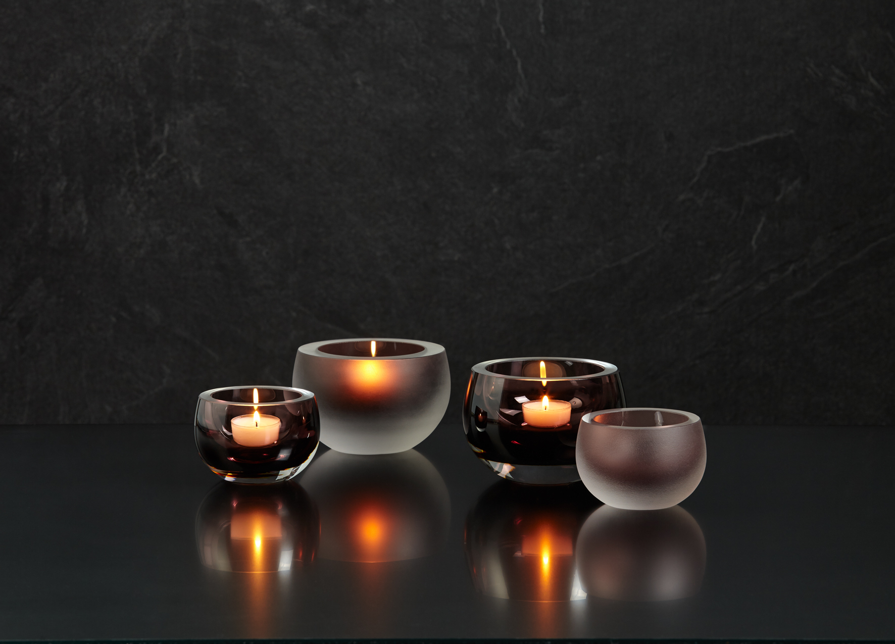 Tischlicht Olson purple/matt 9,5Ø6,5h