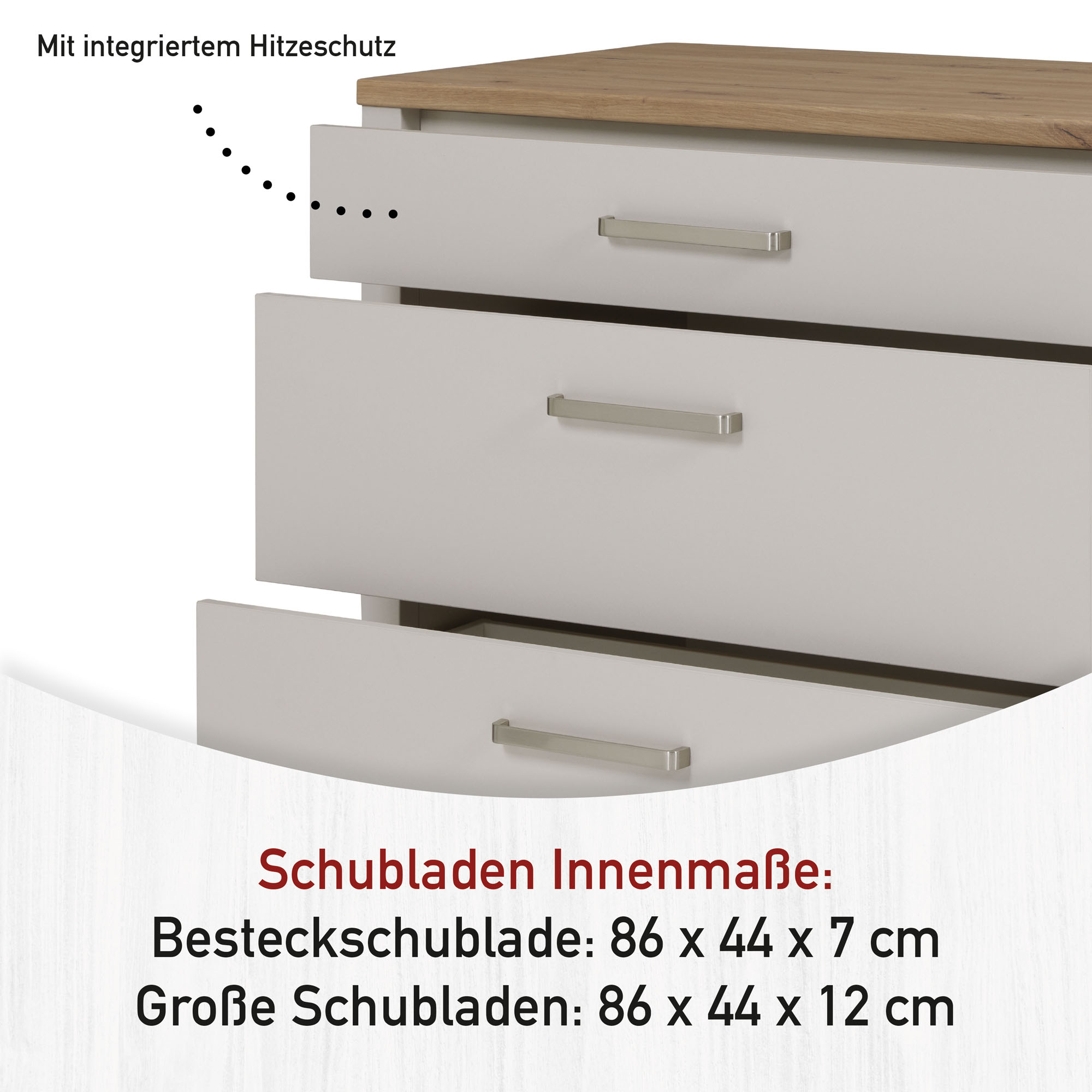 Unterschrank, Kaschmir/Artisan Eiche - MyStyle 9004