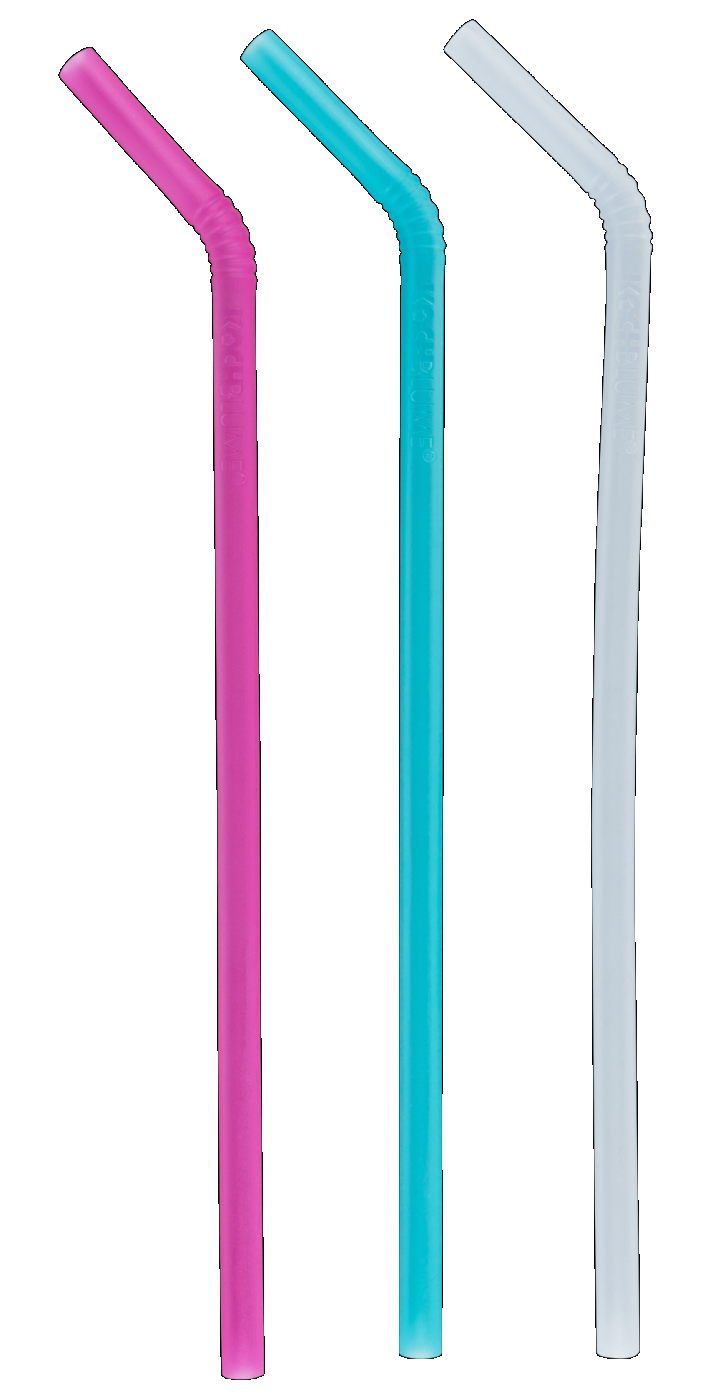 Trinkhalme 6er-Set + Bürste - colormix (TU/EBL/PI)