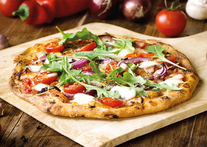 Winterfest • Speisenangebot vorm Einrichtungshaus • Pizza