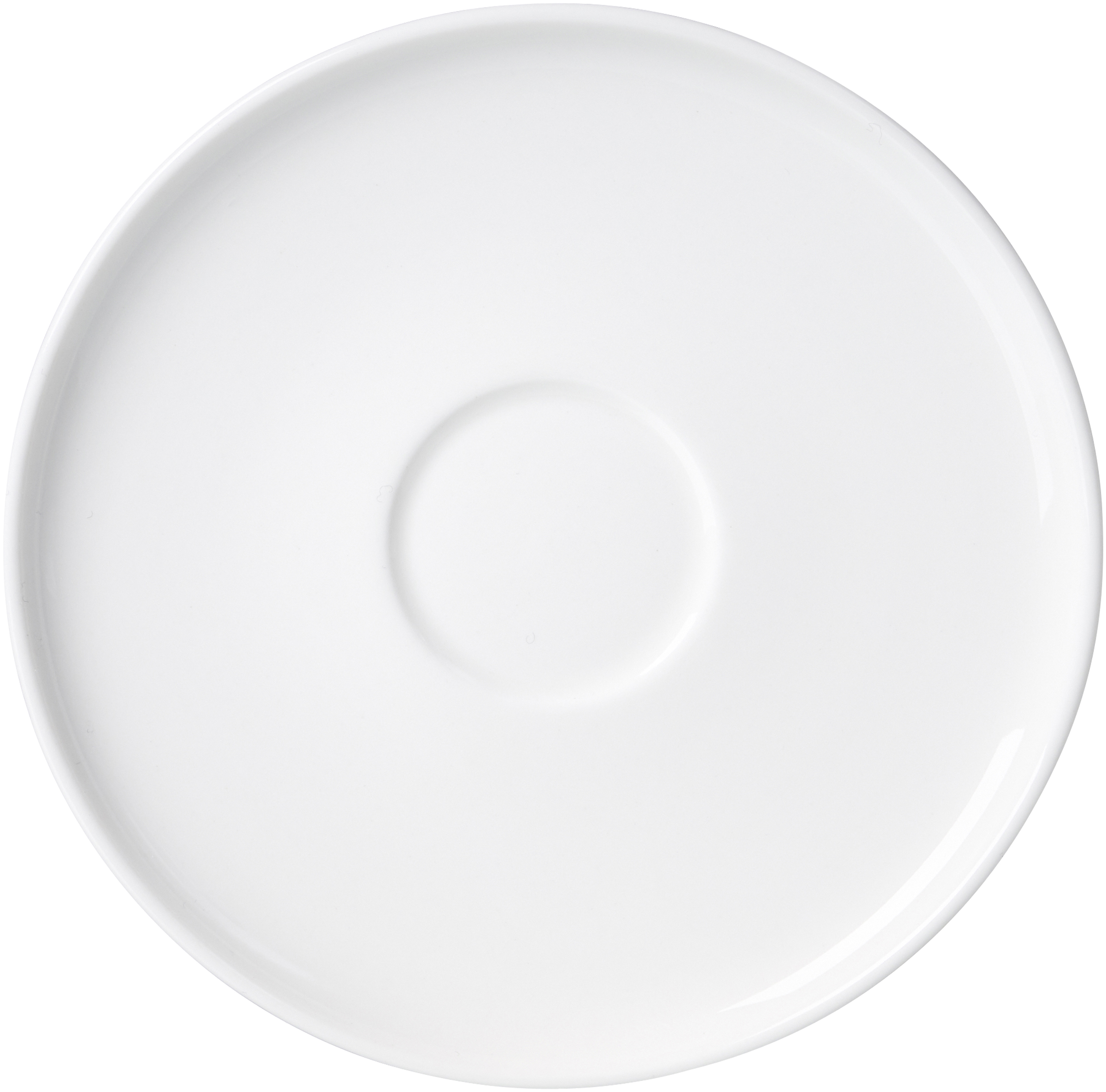 Tee-Untertasse Skagen Weiss 14 cm - Porzellan, spülmaschinenfest, rund, weiß