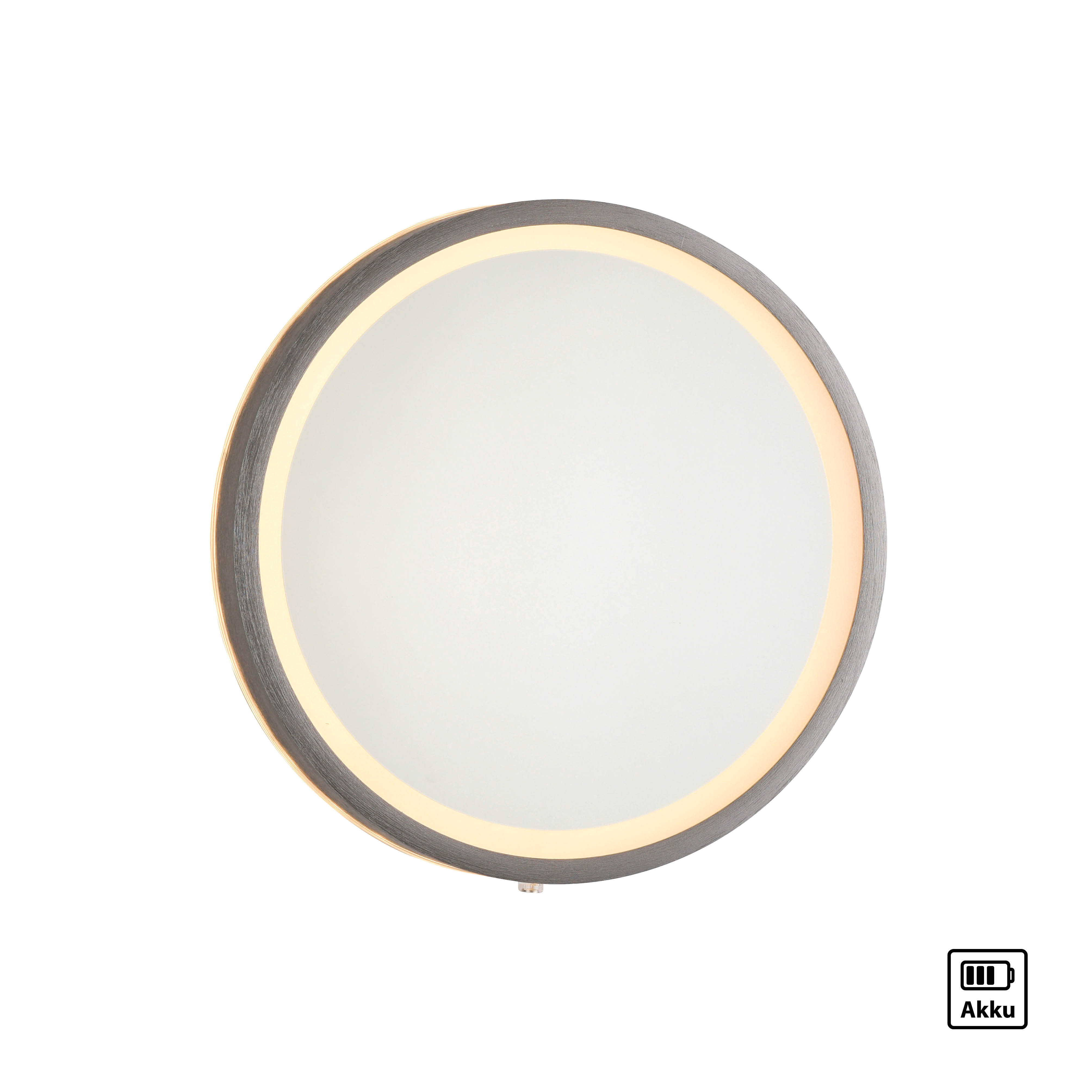 Spiegel VIDRO - grau, inkl. abnehmbarer Powerbank