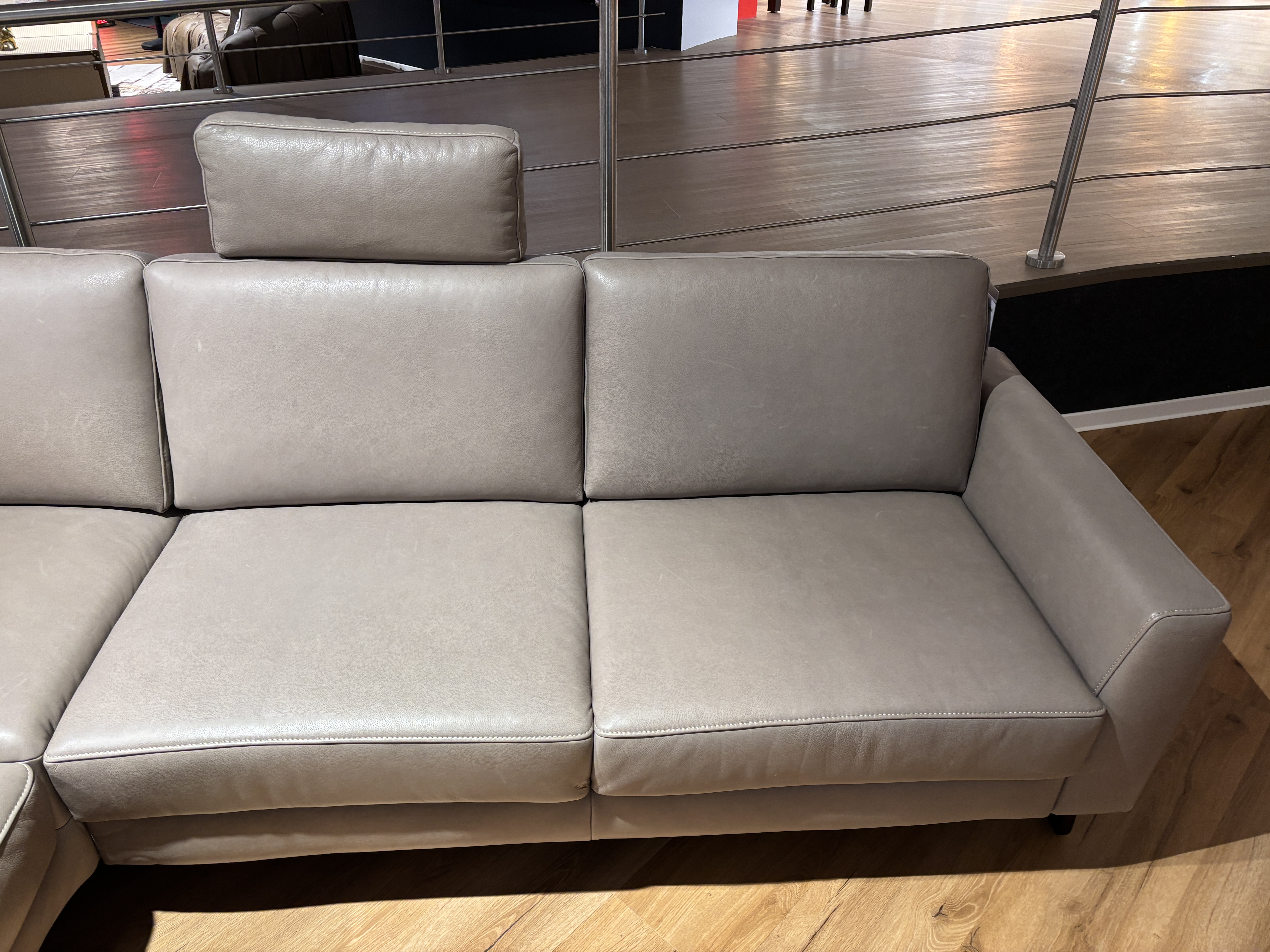 Funktion-Wohnlandschaft,Leder,Federkern - LS 496820