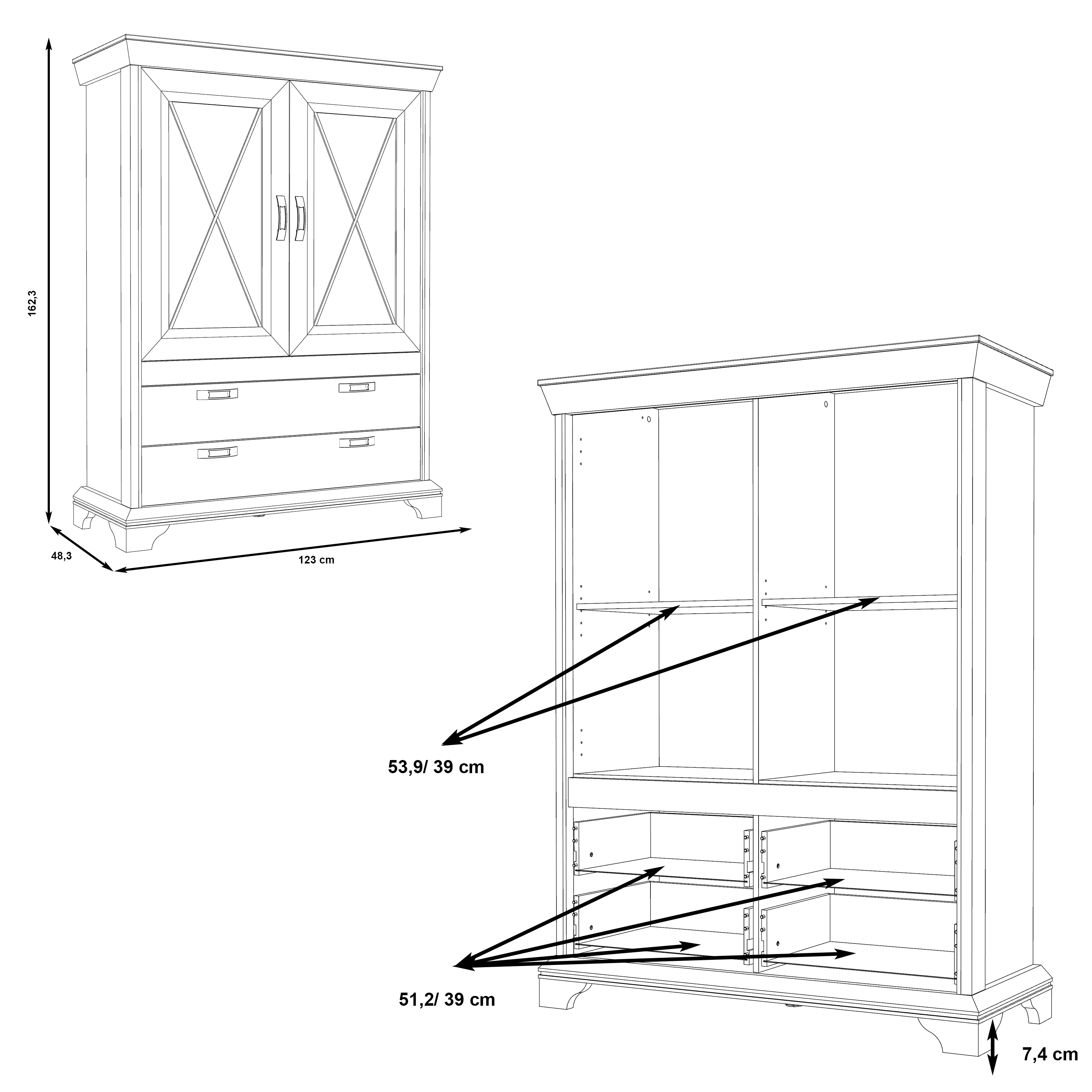 Highboard - FIRENZ