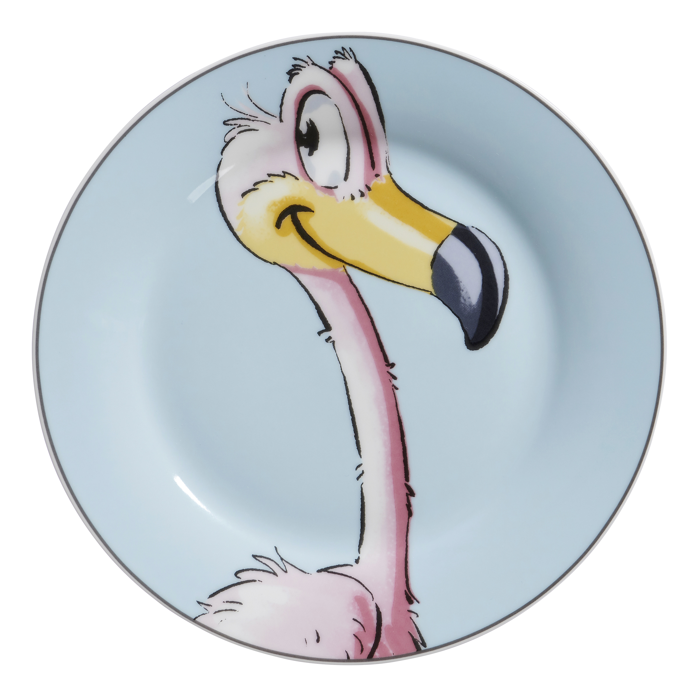 Teller Happy Zoo Flo 19 cm - Porzellan, spülmaschinenfest, rund