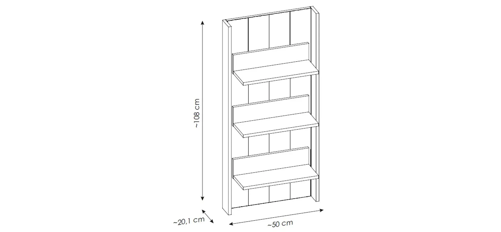 Paneel, Eiche, Anthrazit - MyStyle 1020