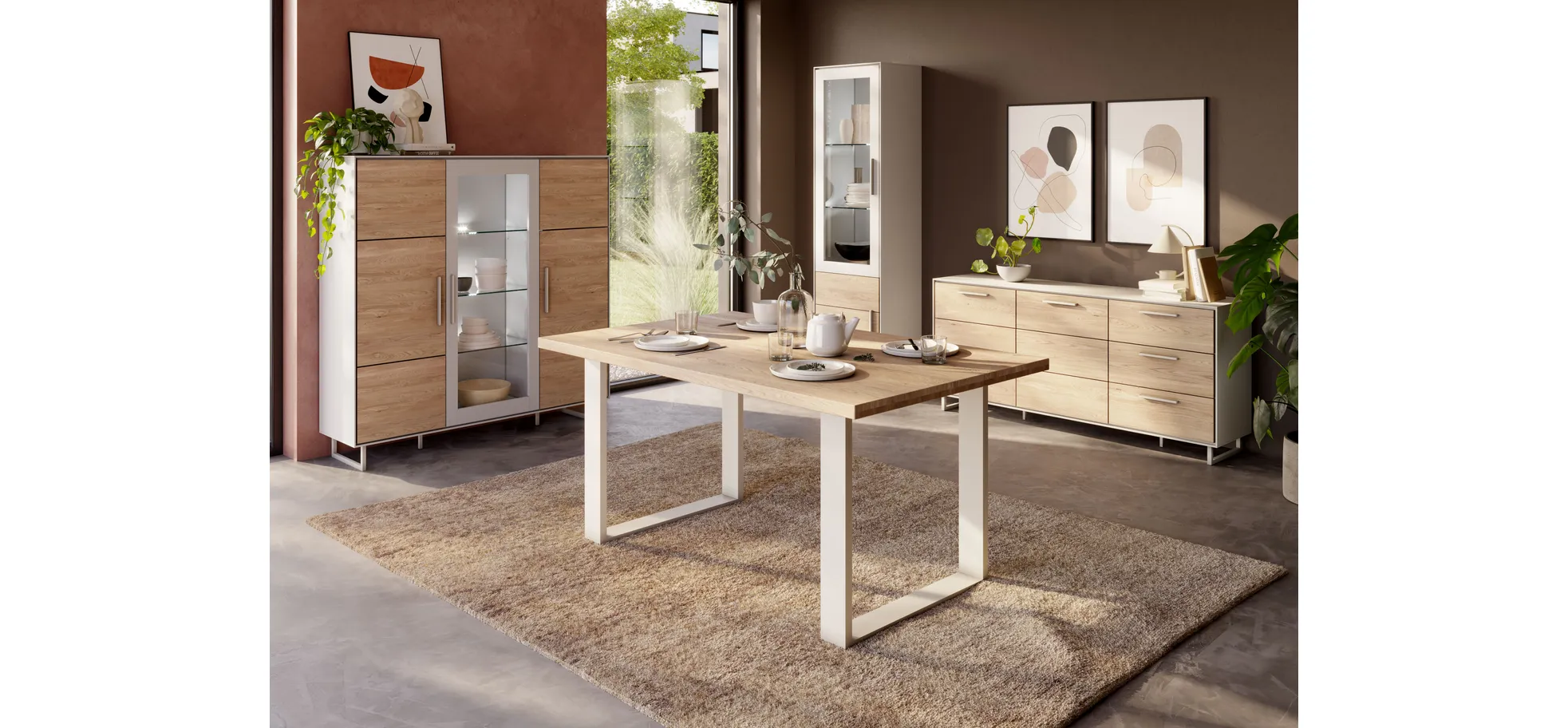 Kommode, Eiche bianco  - Elenora