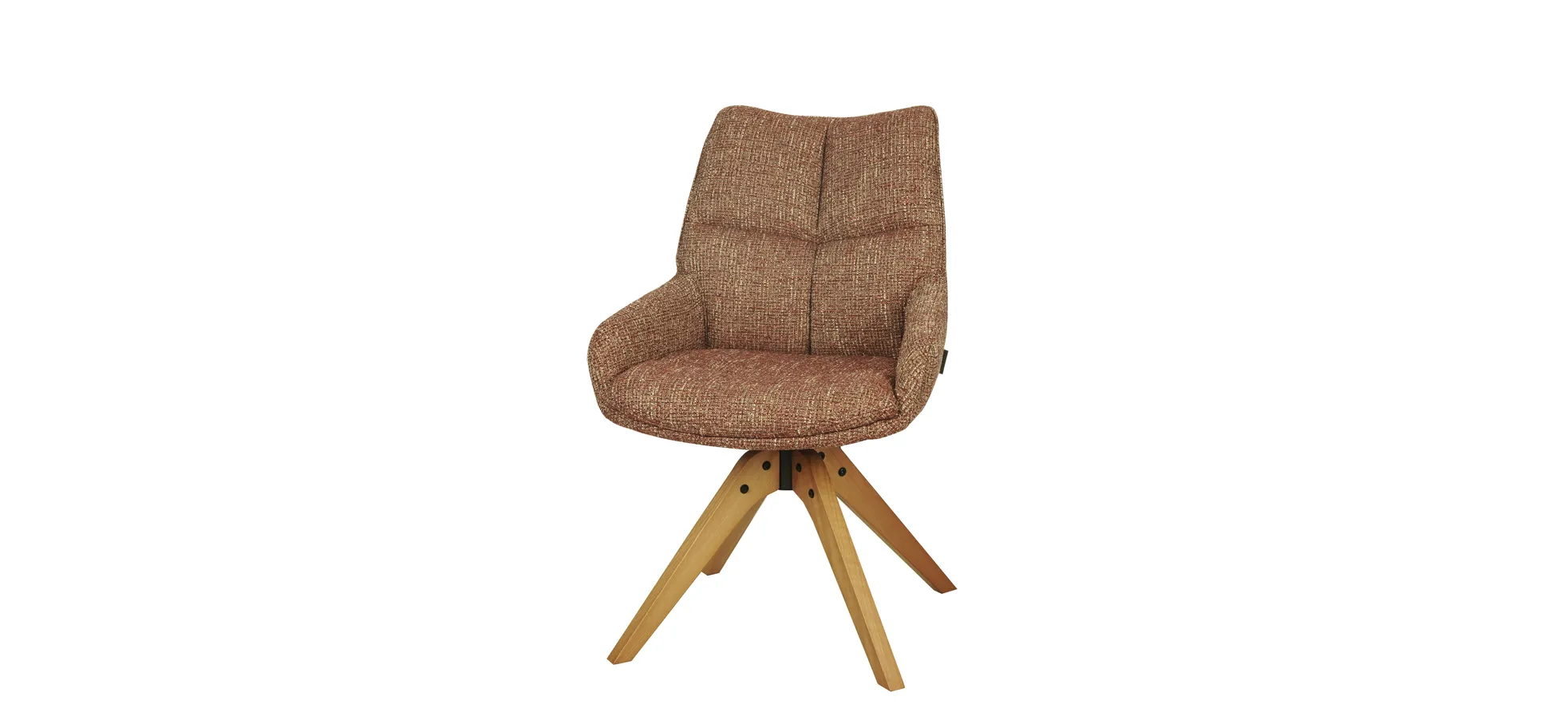 Armlehnstuhl, Stoff bordeaux - Mattea