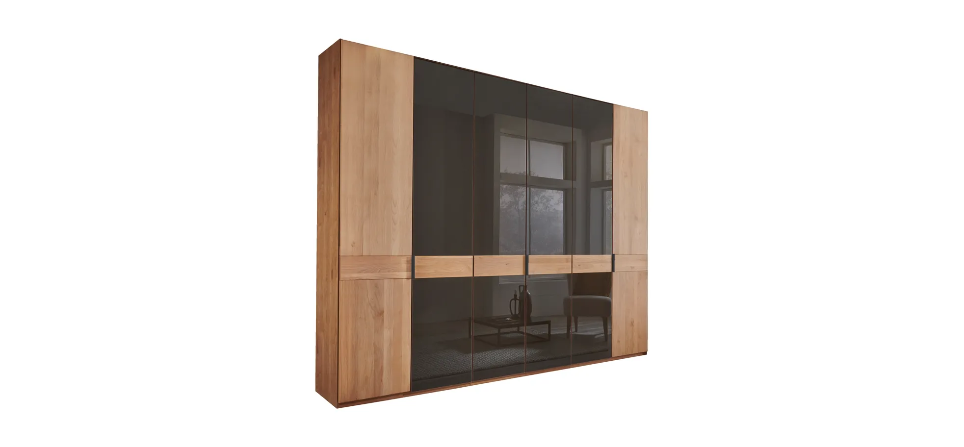 Drehtürenschrank, Erle teilmassiv - LS 974222