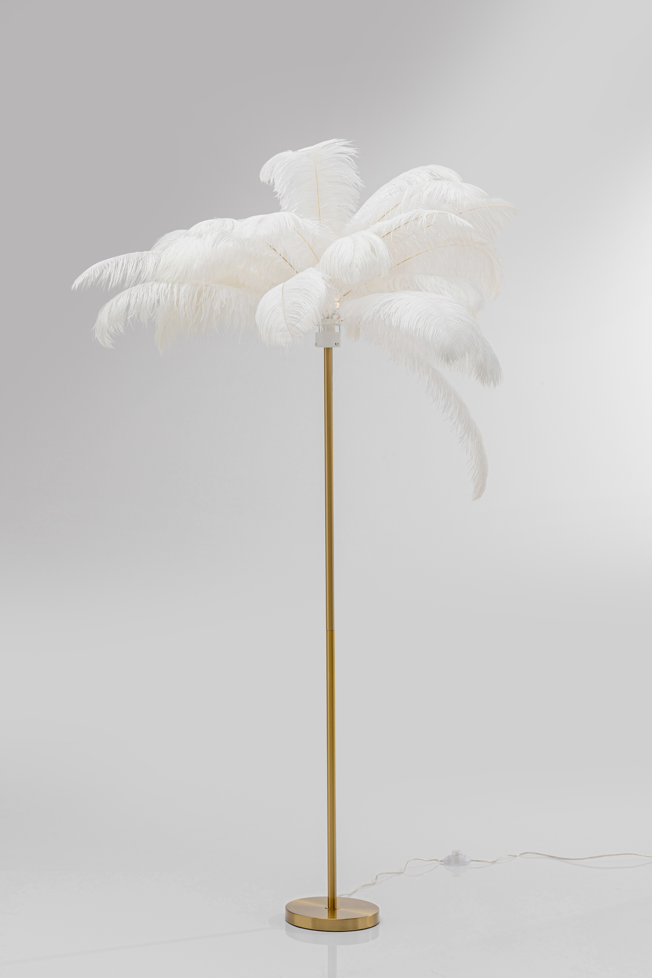 Stehleuchte Feather Palm, weiß - Leuchten