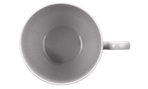 Kaffeeobertasse - Amina Silbergrau uni