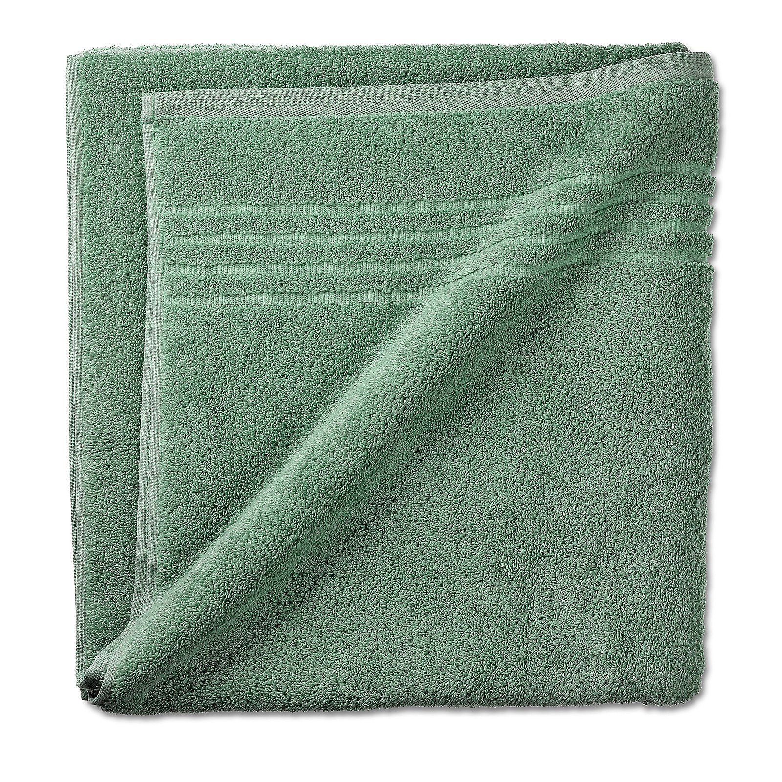 Duschtuch Leonora 140x70 cm - 100%Baumwolle Premium salbeigrün