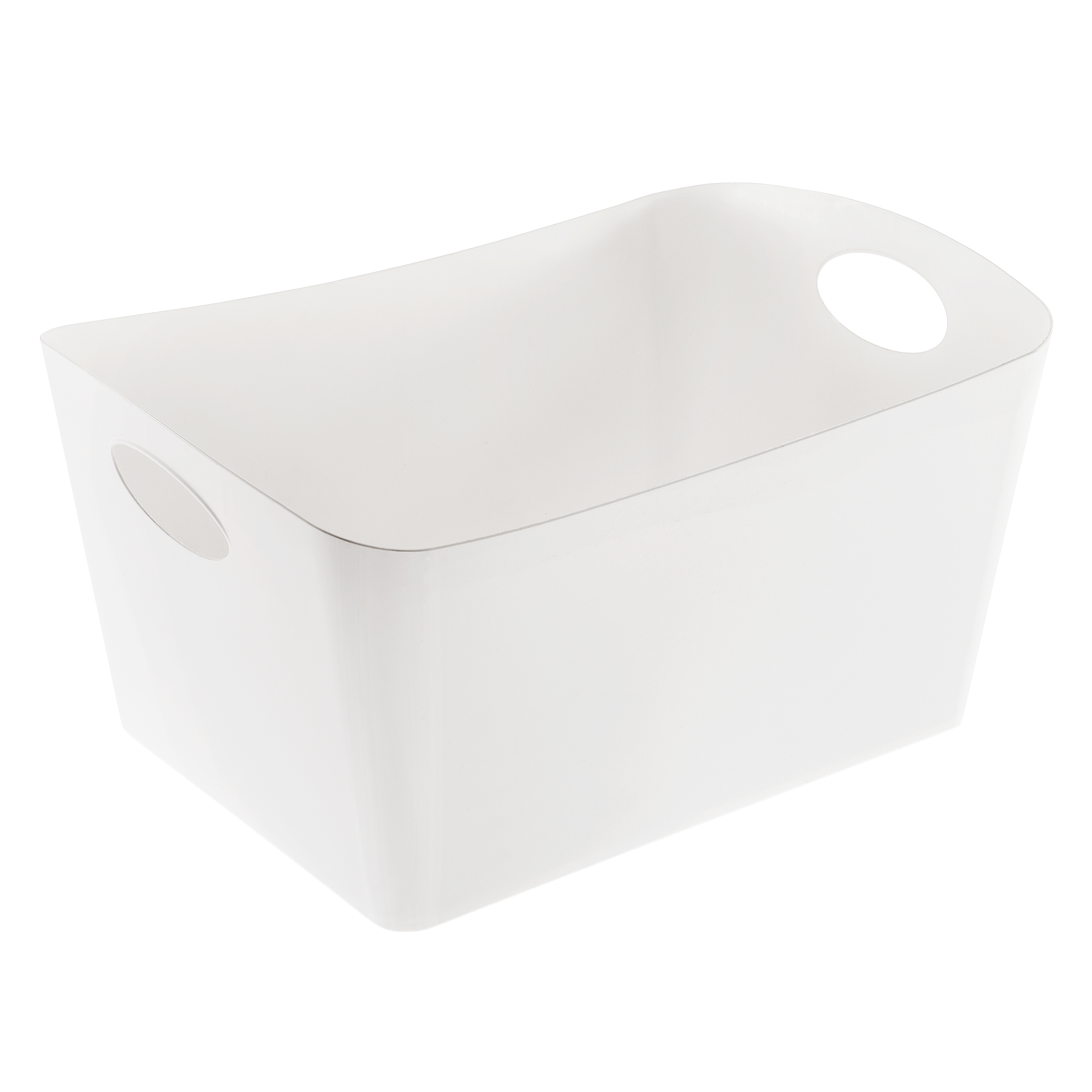 Aufbewahrungsbox 15l, recycled white - ineinander schachtelbar, stabil, CO2-neutral